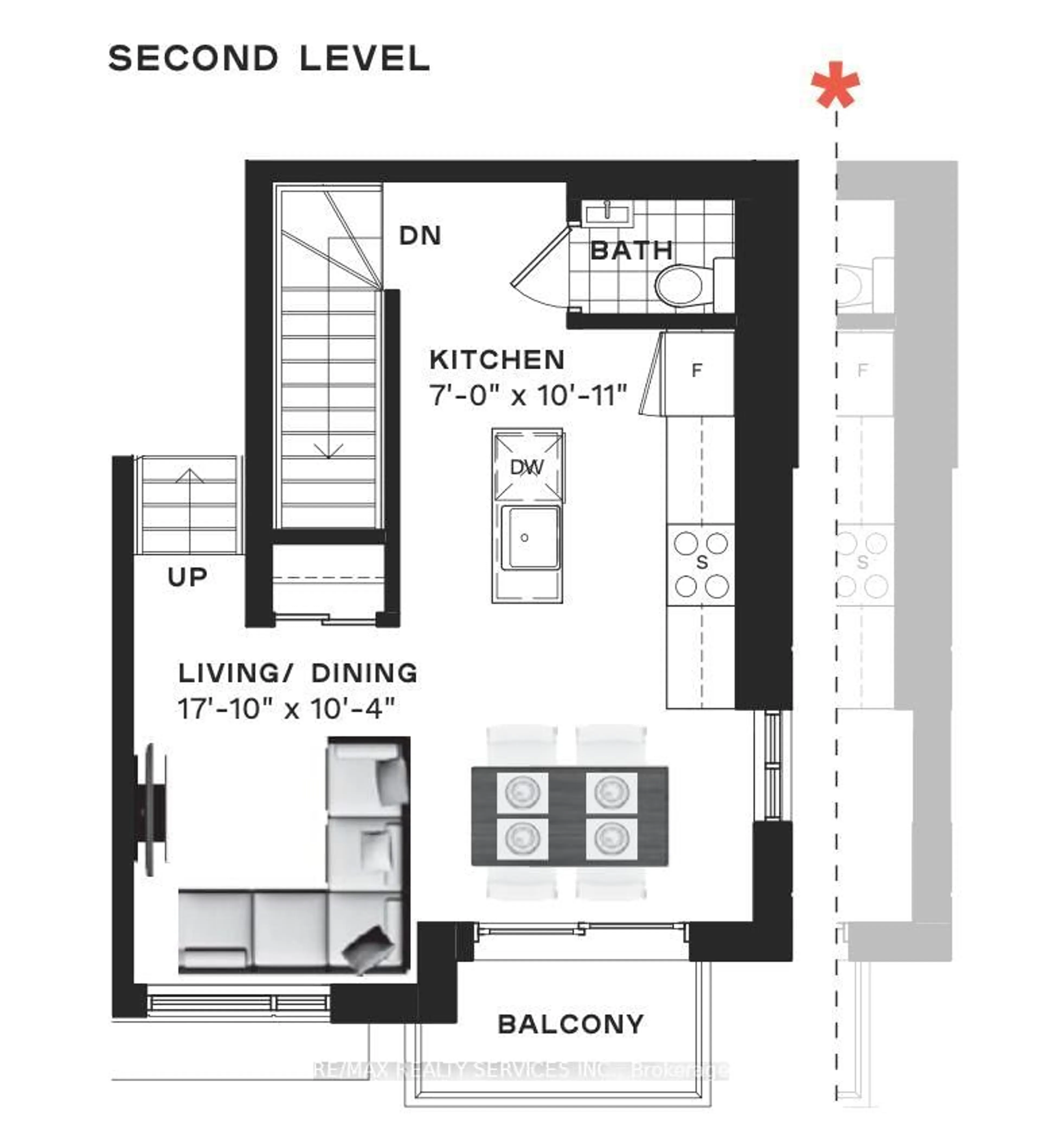 Floor plan for 20 Palace St #F14, Kitchener Ontario N2E 0J3