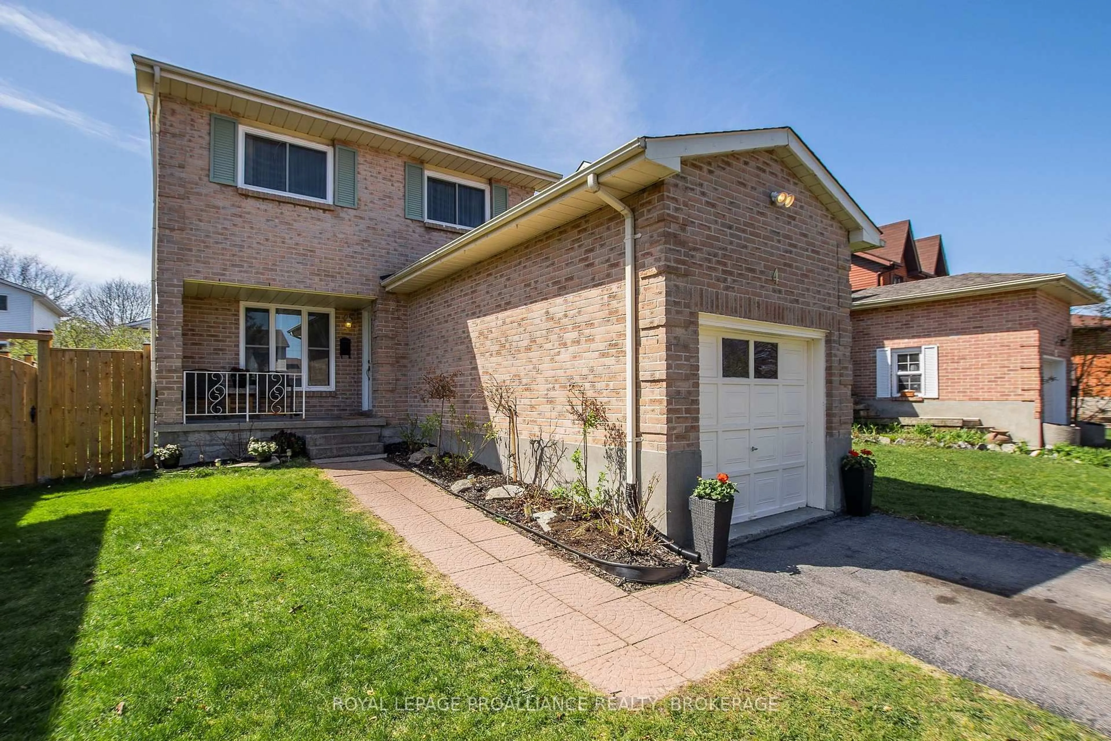 Home with brick exterior material, street for 4 Balmoral Crt, Kingston Ontario K7M 7S9