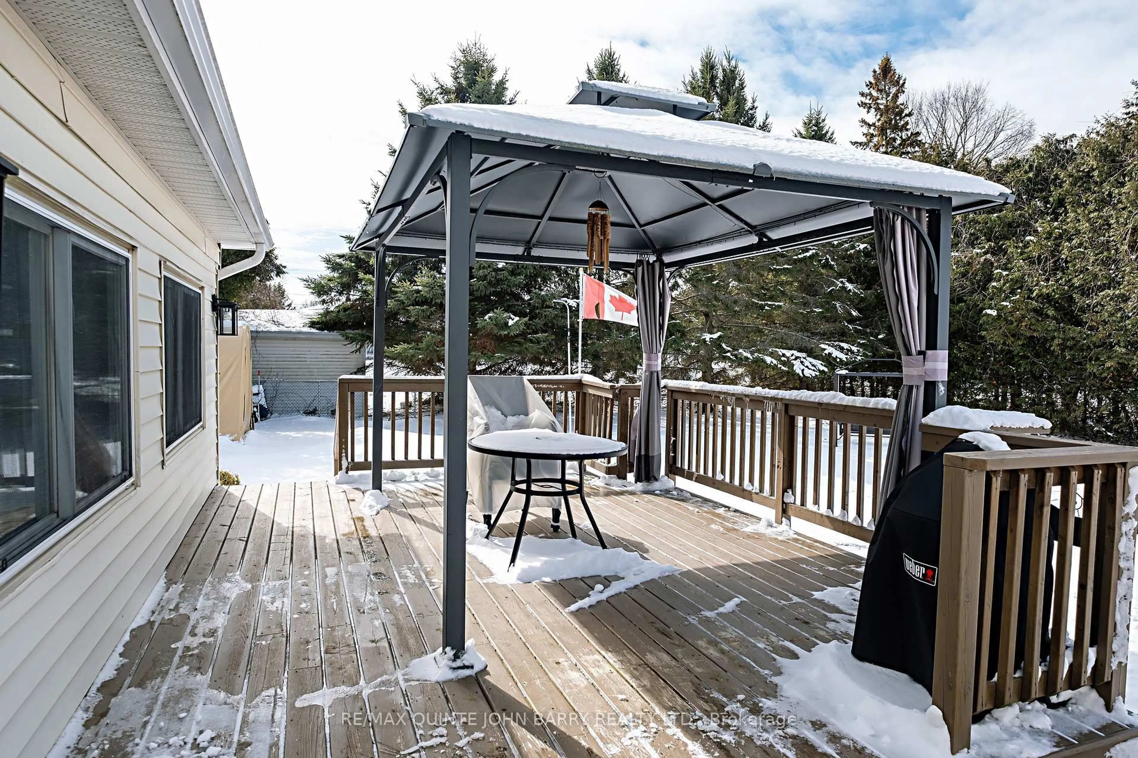 Patio, mountain view for 529 Old Hwy 2 #1A, Quinte West Ontario K8V 5P5