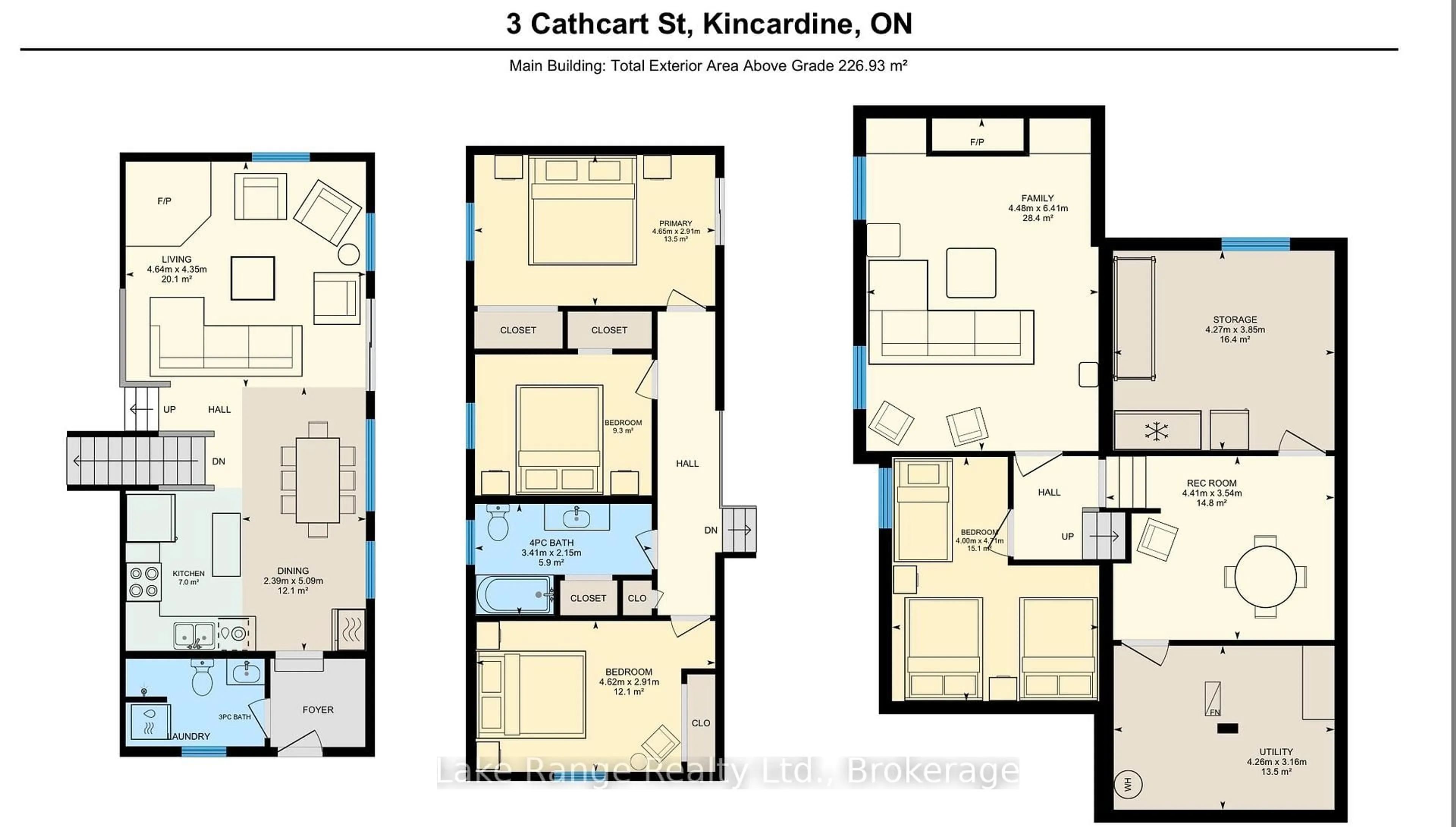 Floor plan for 3 Cathcart St, Huron-Kinloss Ontario N2Z 2X6