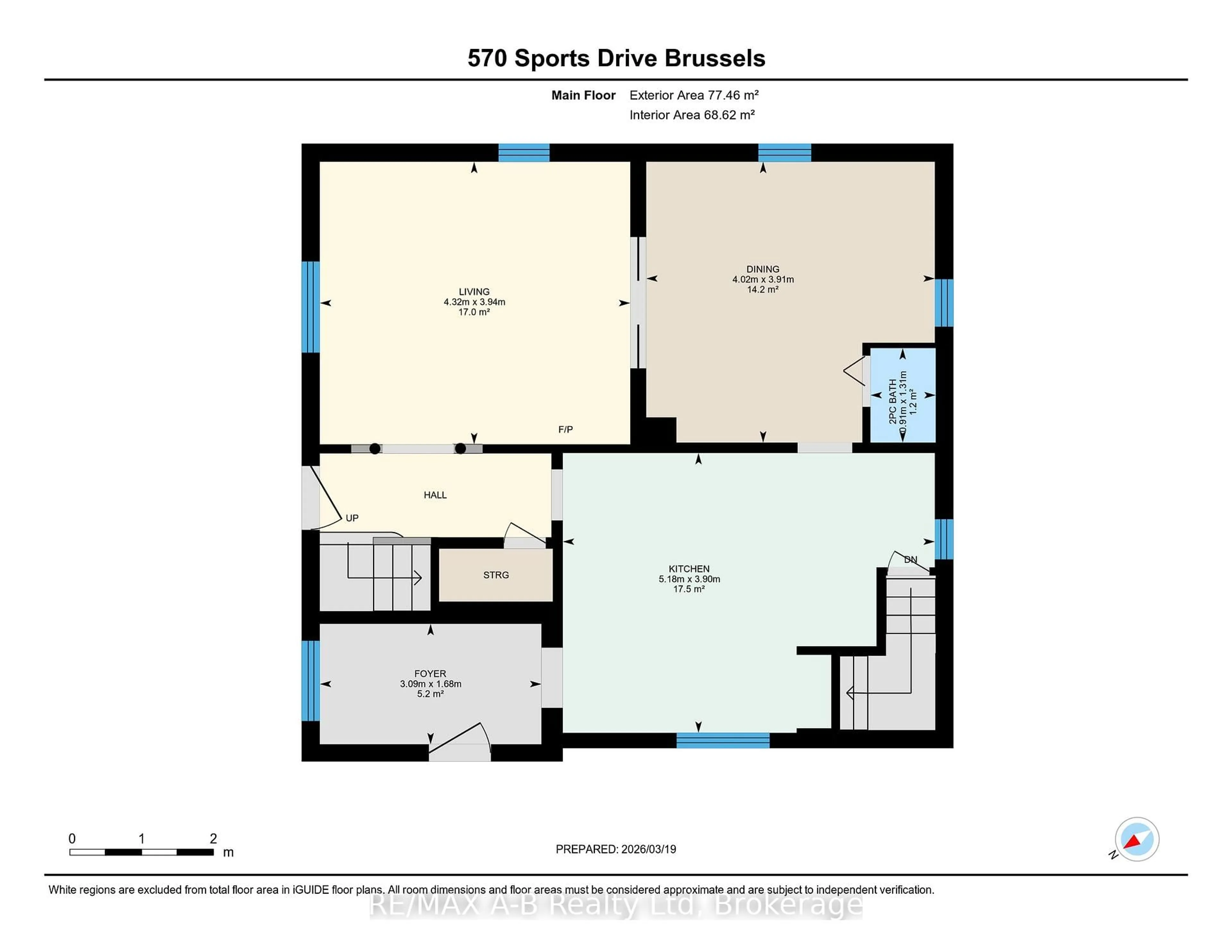 Floor plan for 570 Sports Dr, Huron East Ontario N0G 1H0