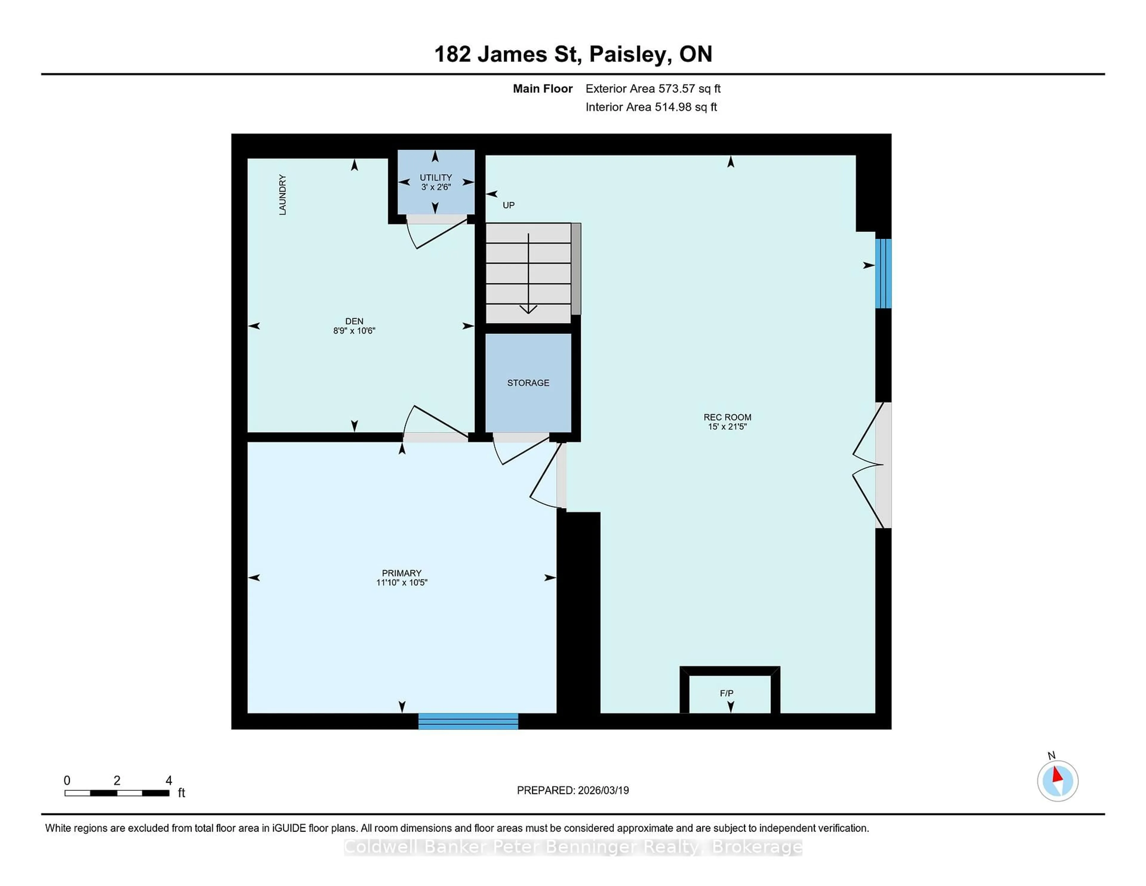 Floor plan for 182 James St, Arran-Elderslie Ontario N0G 2N0