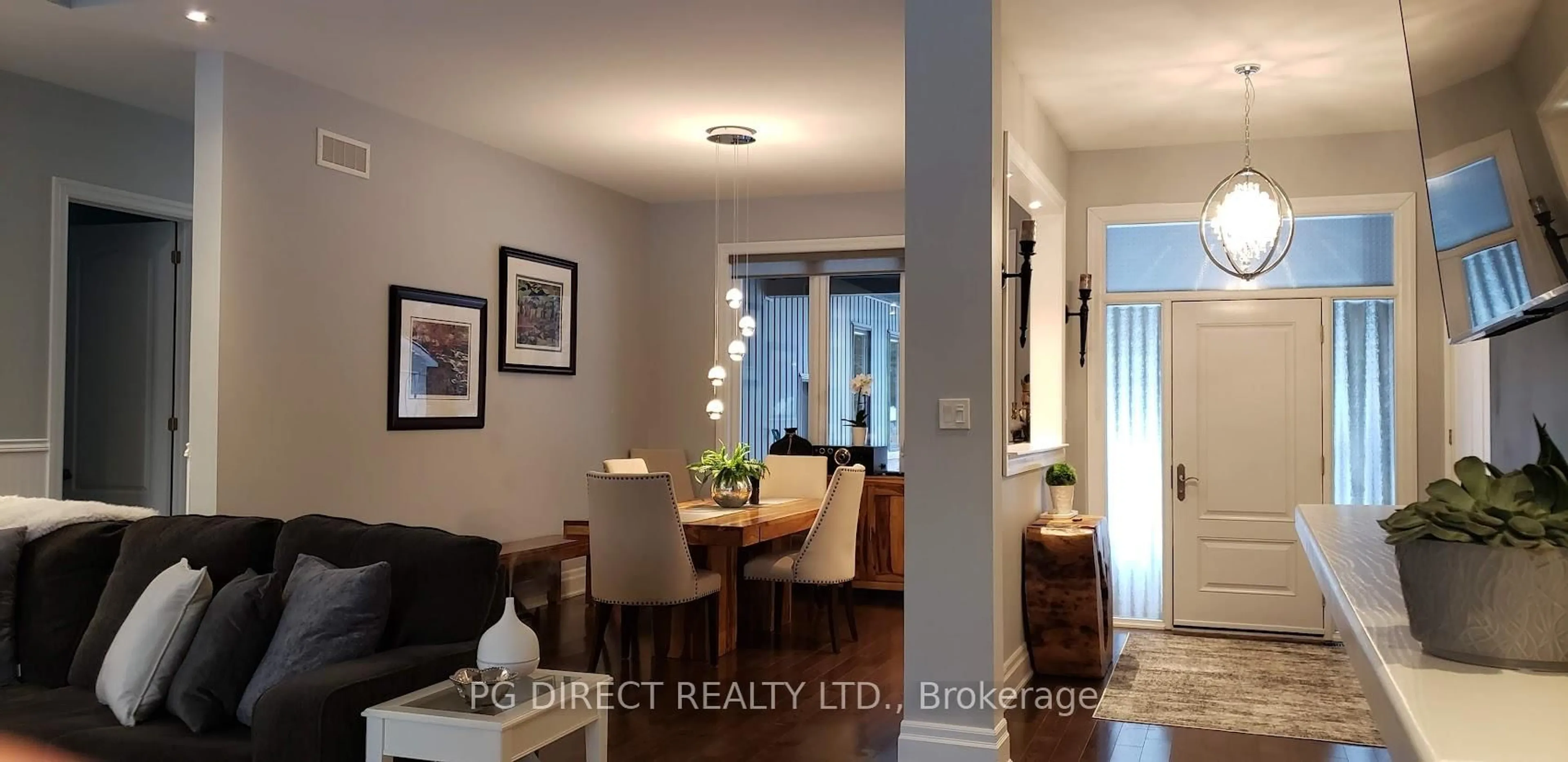 Dining room, wood/laminate floor for 78 Everett Rd, Kawartha Lakes Ontario K0M 1K0