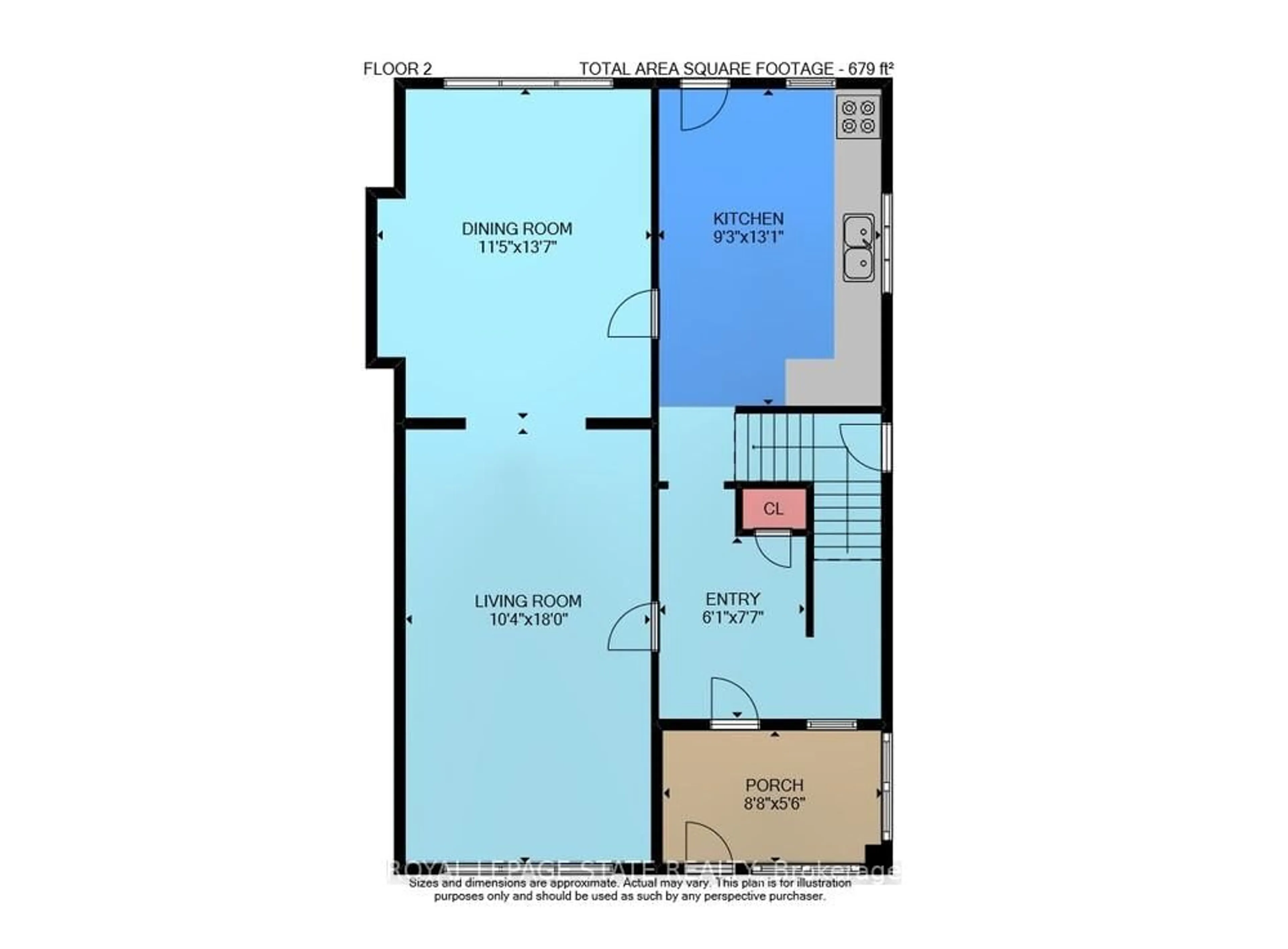 Floor plan for 240 Paling Ave, Hamilton Ontario L8H 5J9