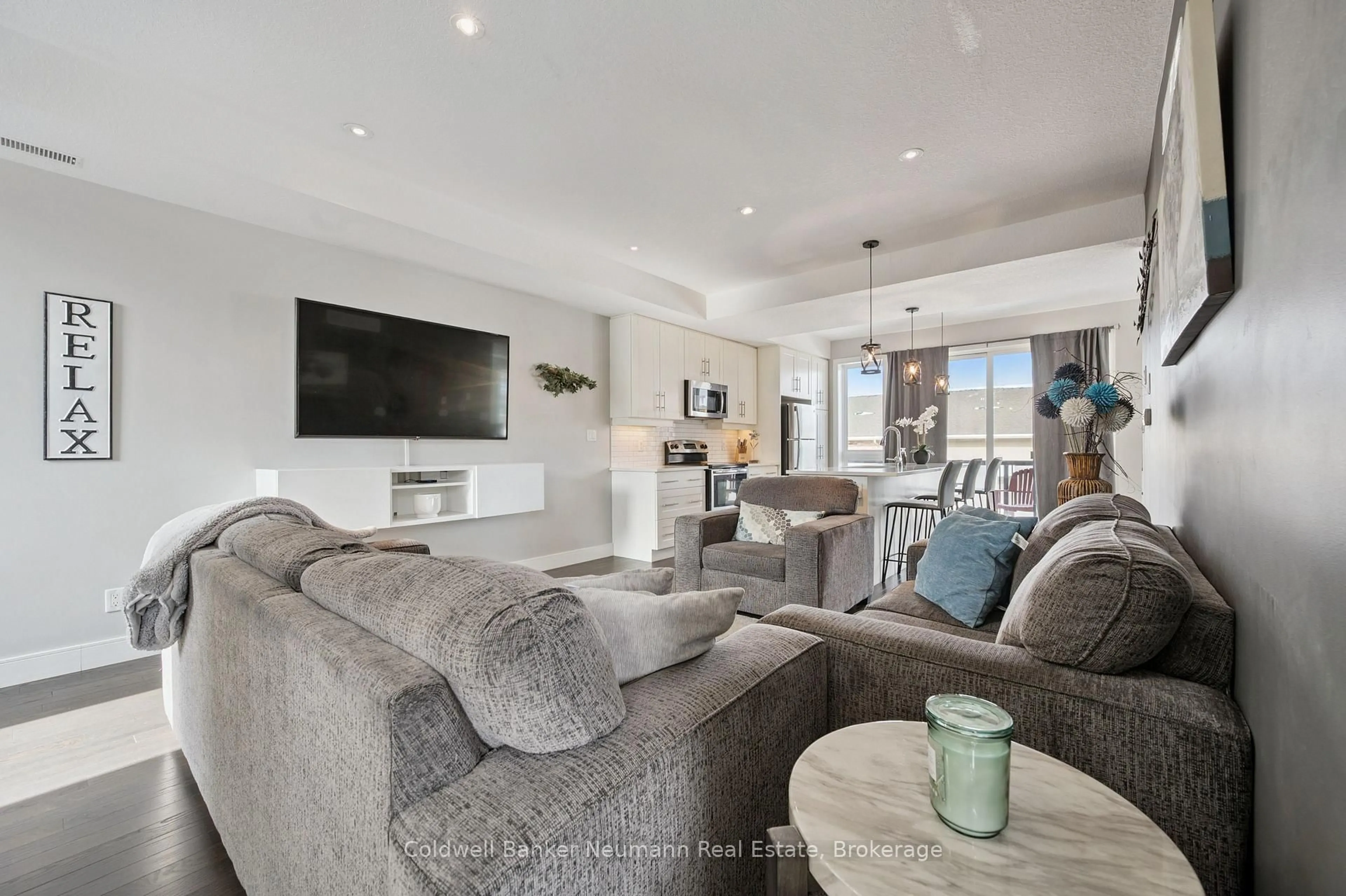 Living room with furniture, unknown for 32 Arkell Rd #8, Guelph Ontario N1L 0L4