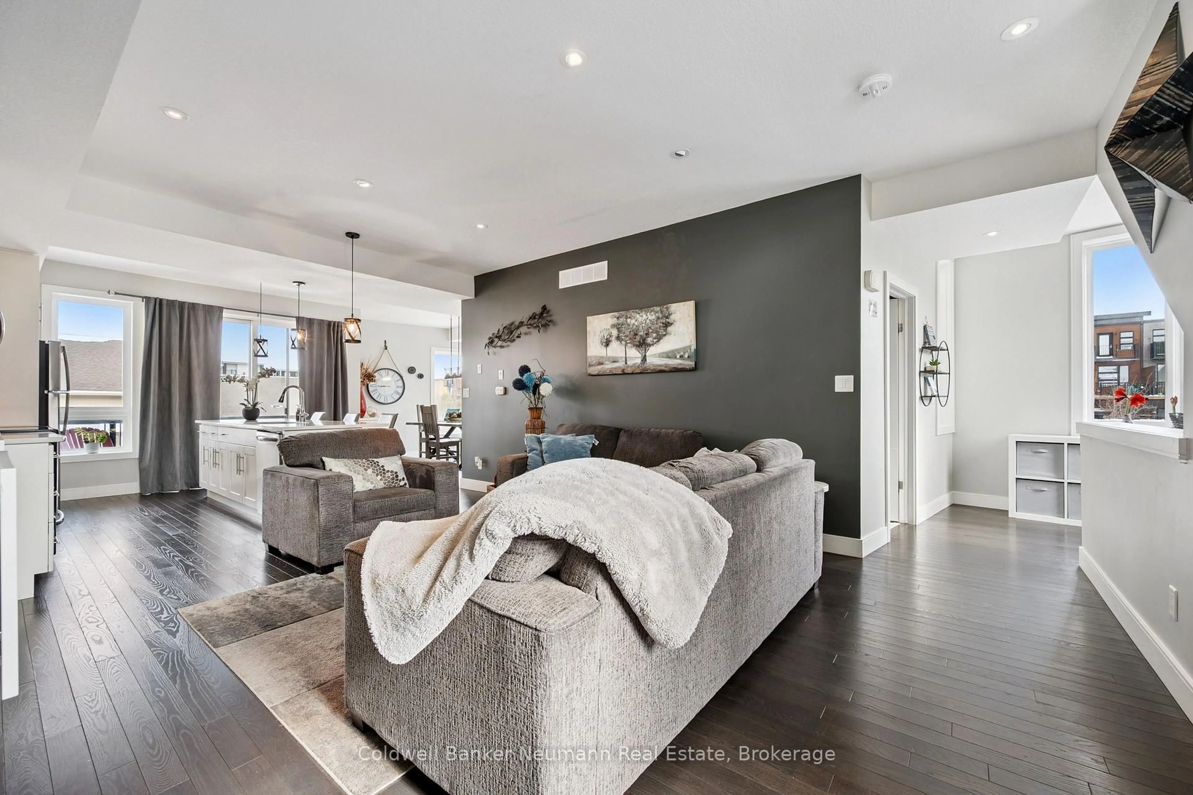 Living room with furniture, unknown for 32 Arkell Rd #8, Guelph Ontario N1L 0L4