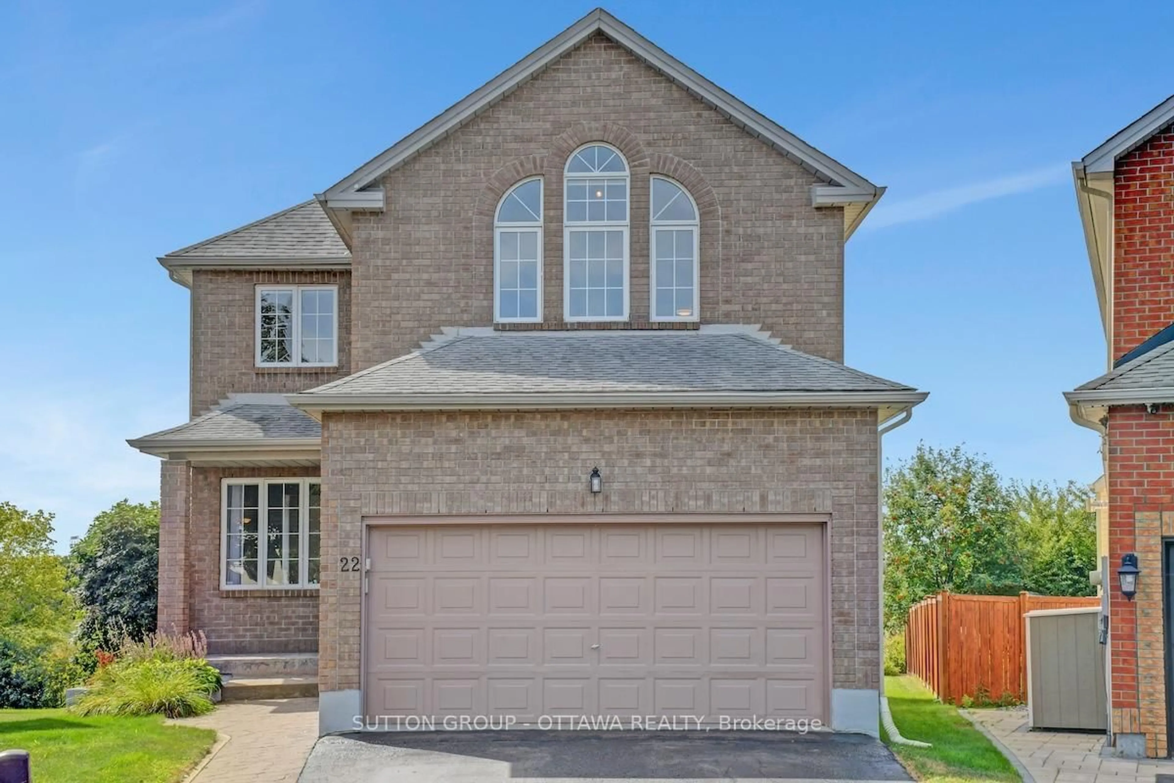 Home with brick exterior material, street for 22 Dunnet Crt, Ottawa Ontario K2V 1B5