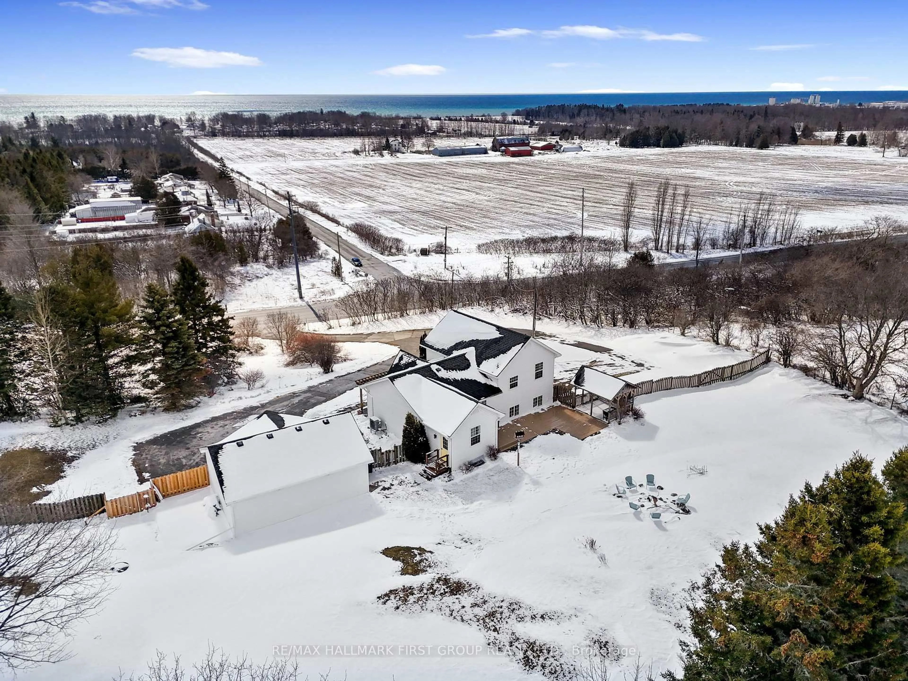 A pic from outside/outdoor area/front of a property/back of a property/a pic from drone, unknown for 9562 County 2 Rd, Hamilton Township Ontario K9A 4J8