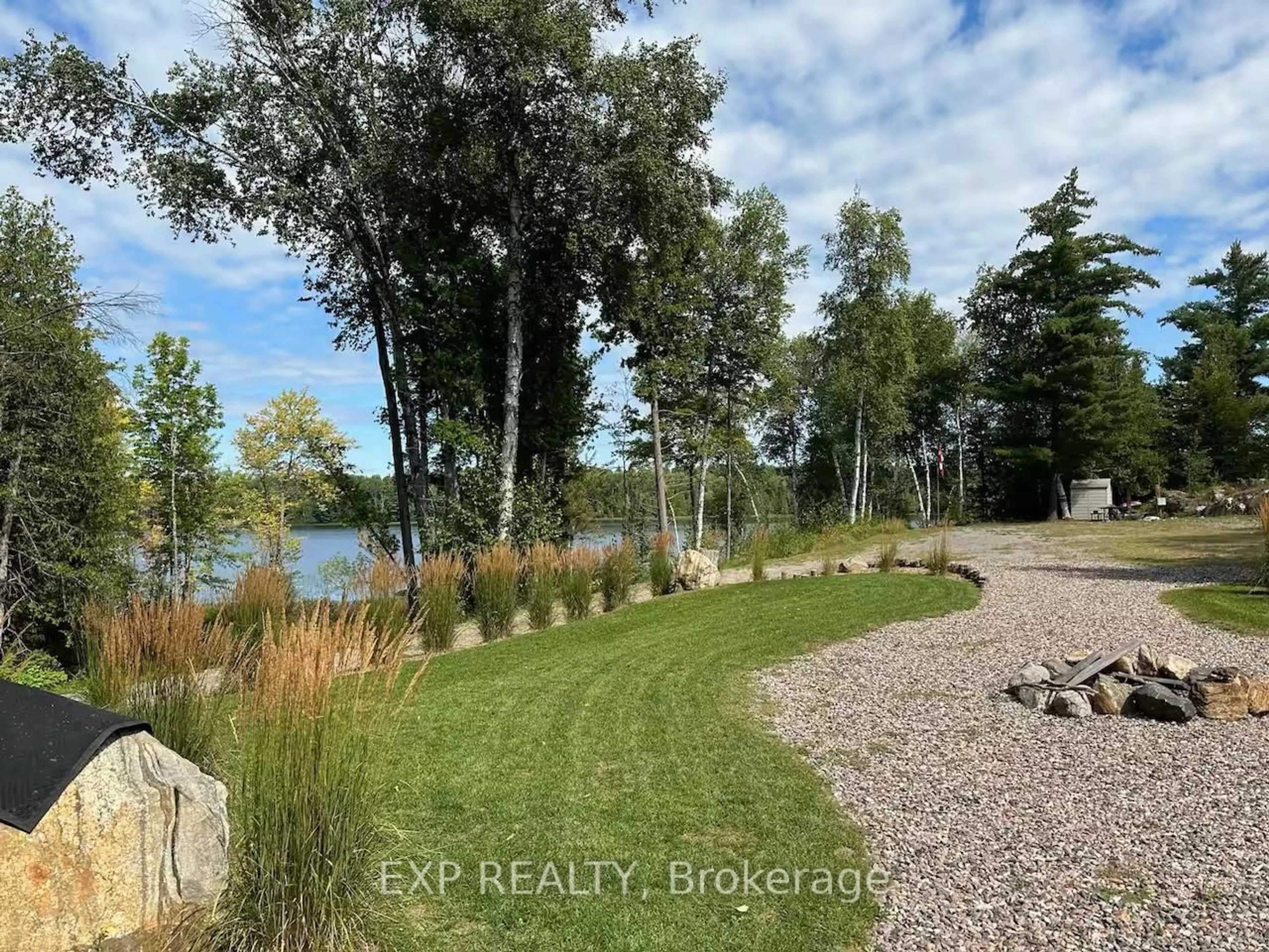 A pic from outside/outdoor area/front of a property/back of a property/a pic from drone, water/lake/river/ocean view for 772 Ferguson Lake Rd, Renfrew Ontario K7V 3Z7