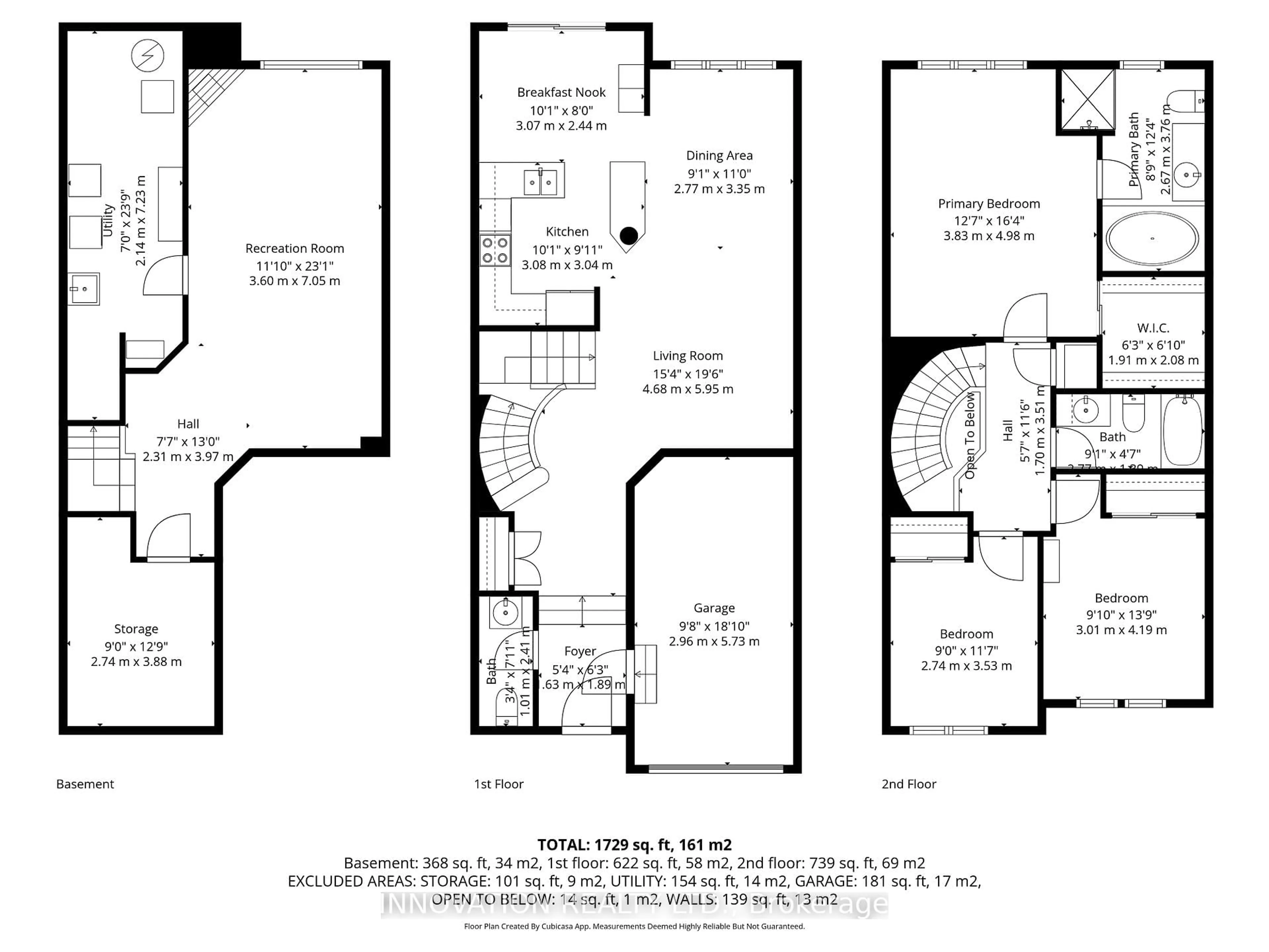Floor plan for 550 Louis Toscano Dr, Ottawa Ontario K4A 0A8