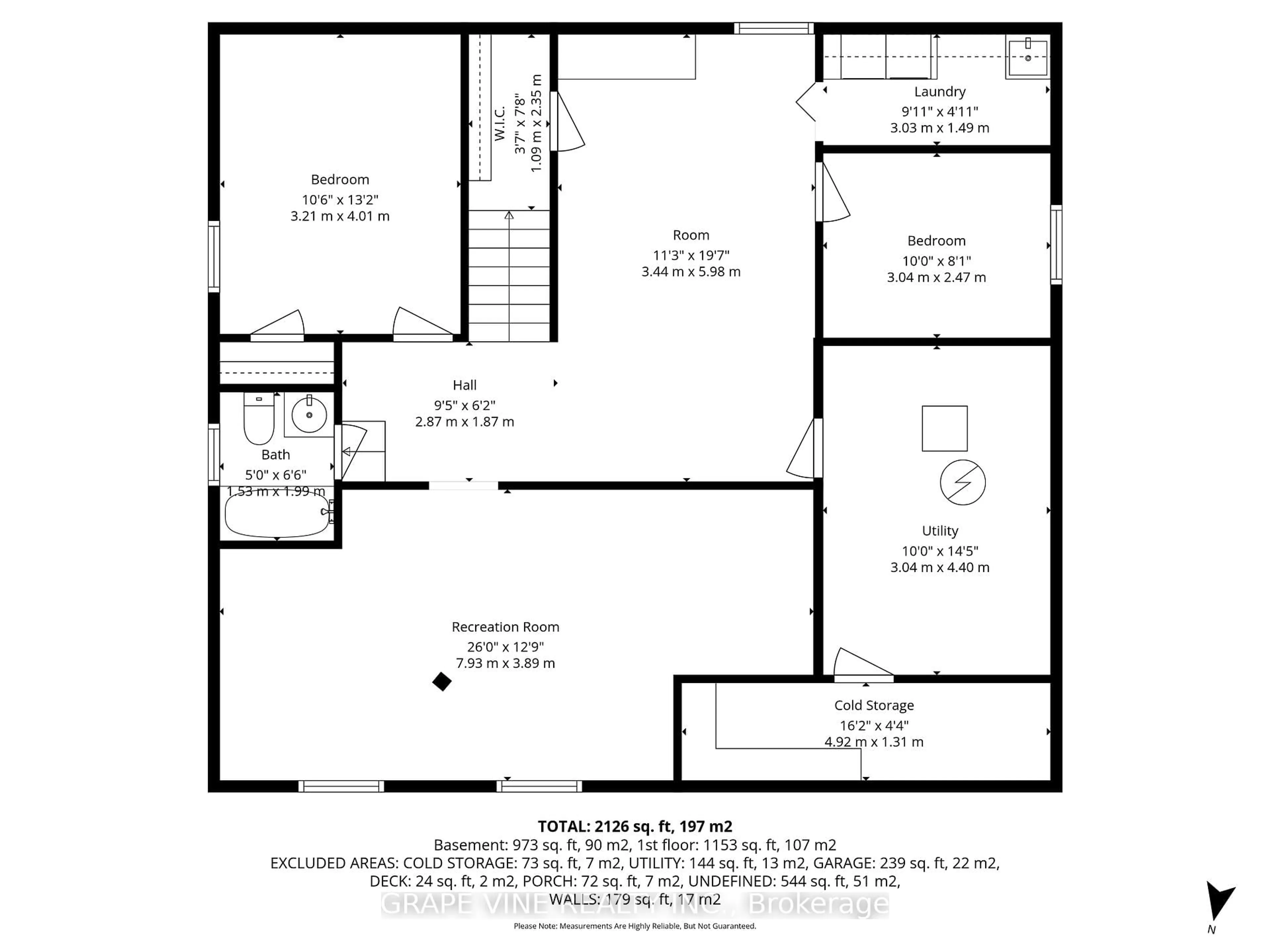 Floor plan for 102 Donald St, Ottawa Ontario K1K 1N2
