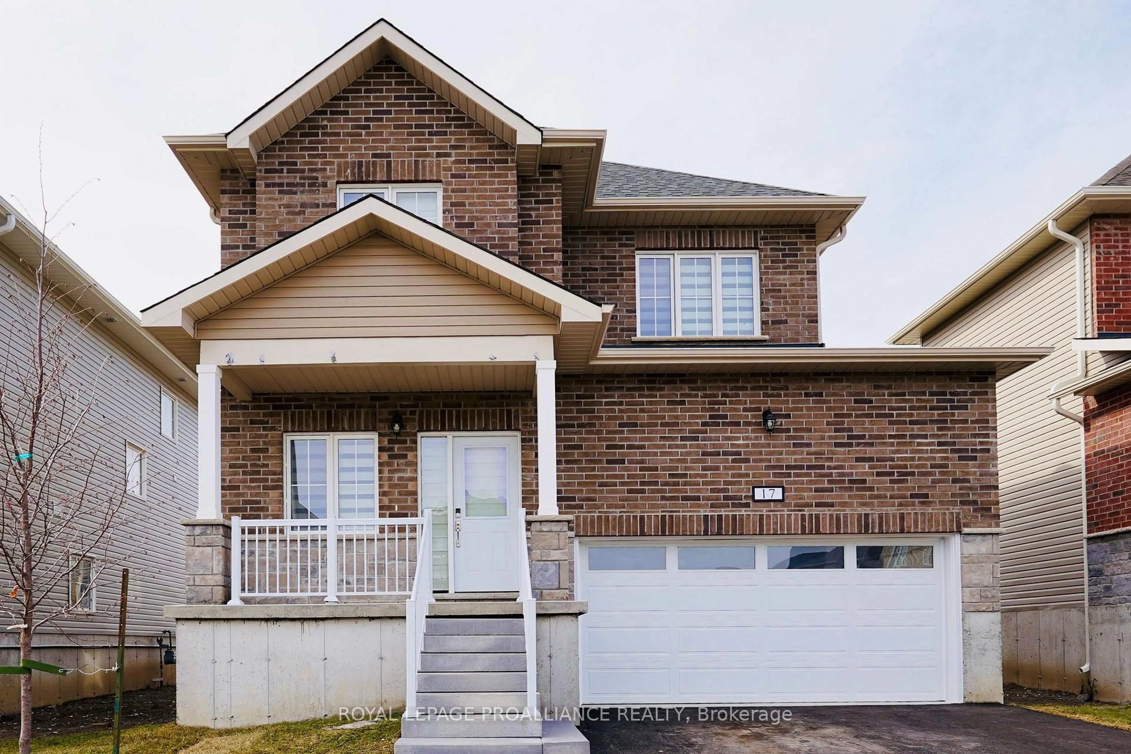 Home with brick exterior material, street for 17 Bradden Cres, Belleville Ontario K8N 0T8