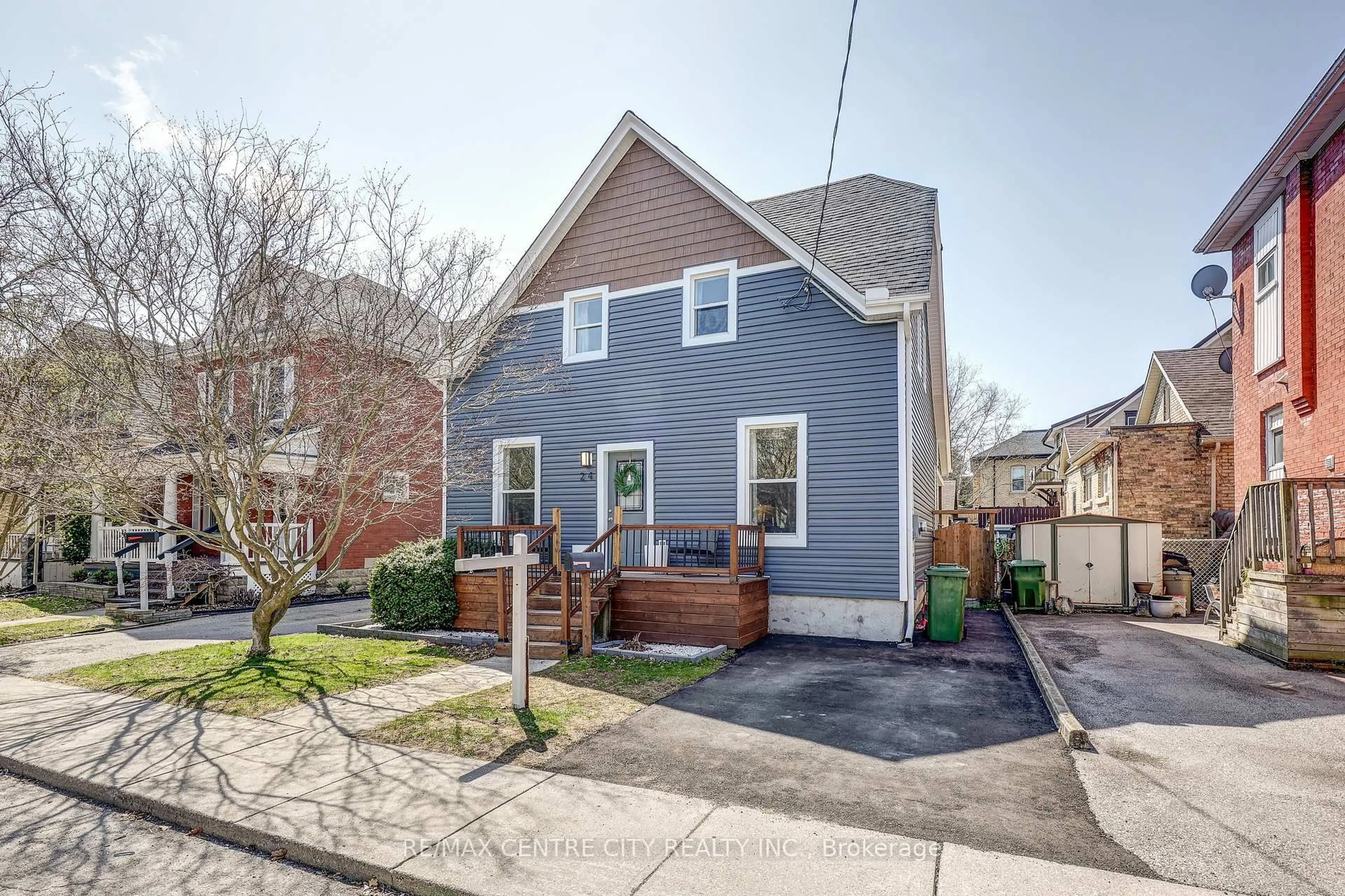 Home with brick exterior material, street for 24 St Annes Pl, St. Thomas Ontario N5R 2W5