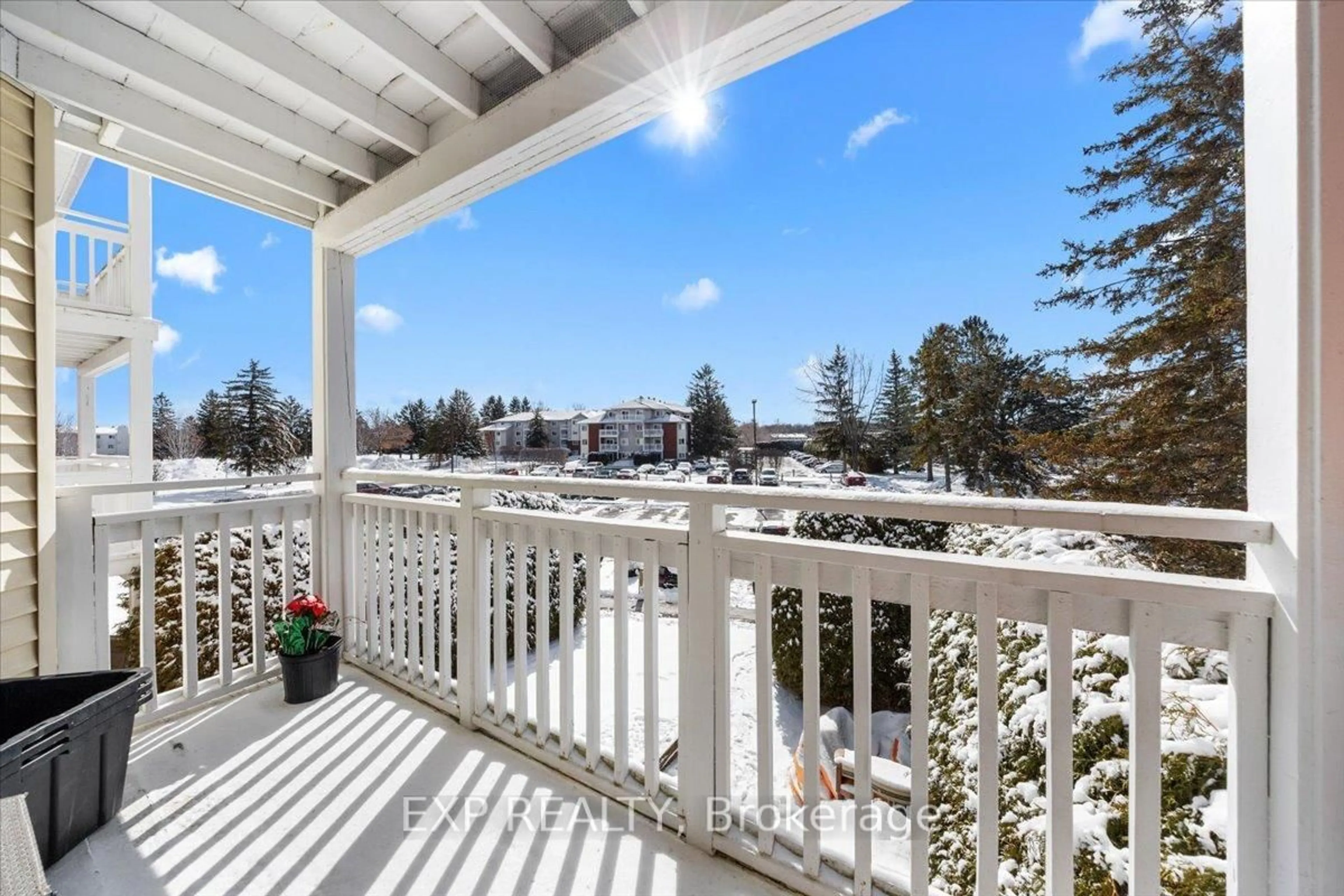 Balcony in the apartment, unknown for 270 Lorry Greenberg Dr #109, Ottawa Ontario K1T 3K2