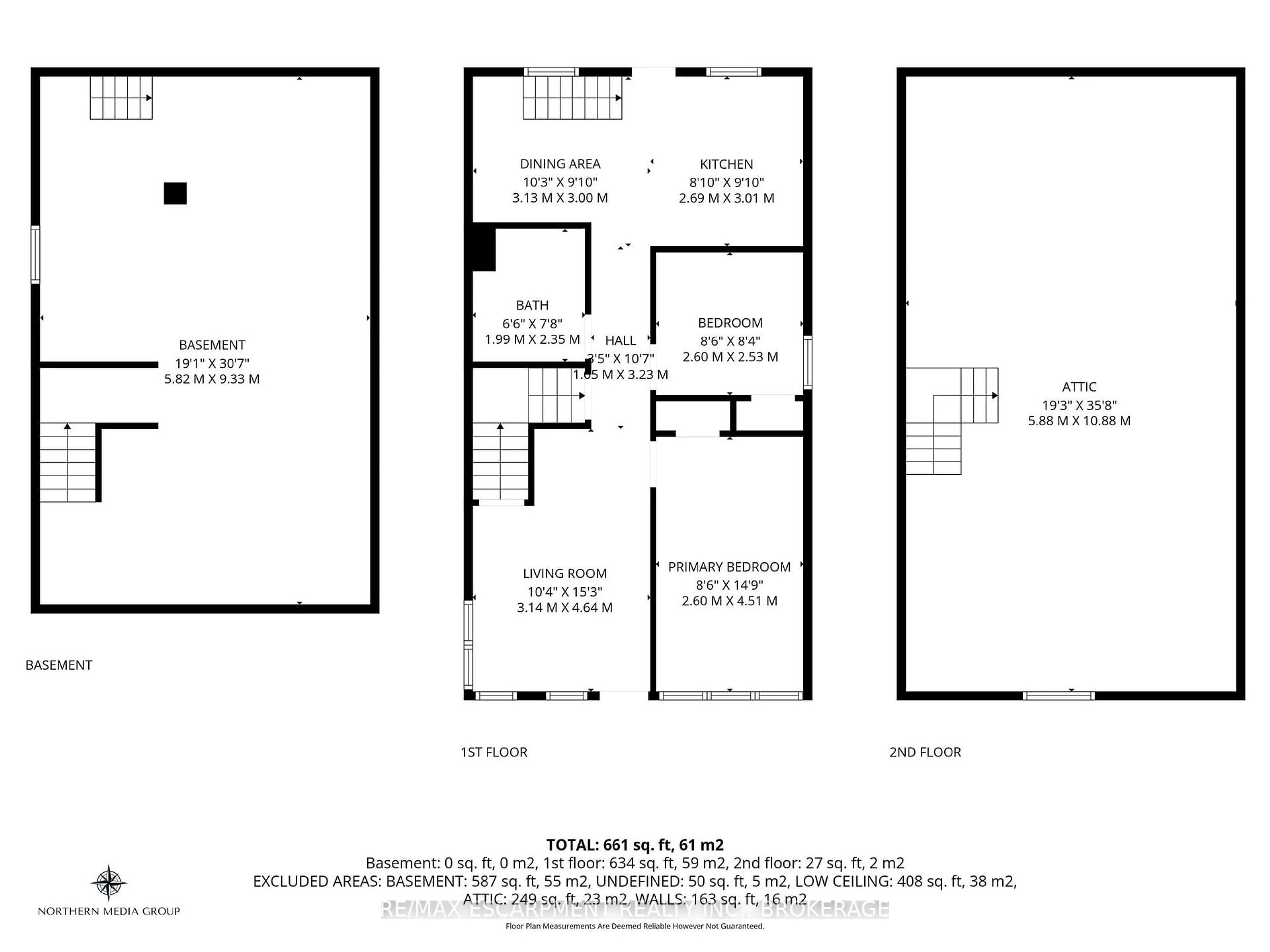 Floor plan for 29 Mckinstry St, Hamilton Ontario L8L 6C2