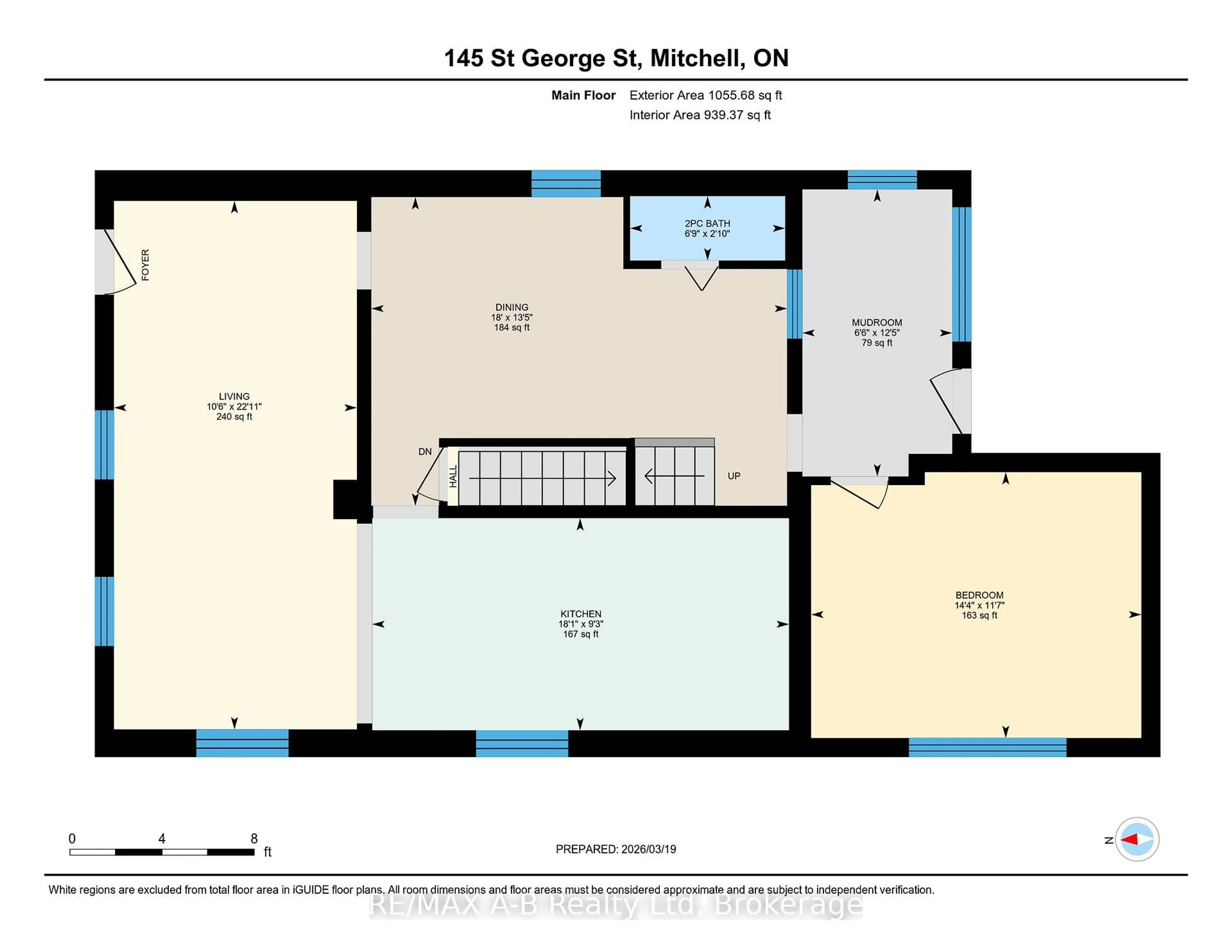 Floor plan for 145 St George St, West Perth Ontario N0K 1N0