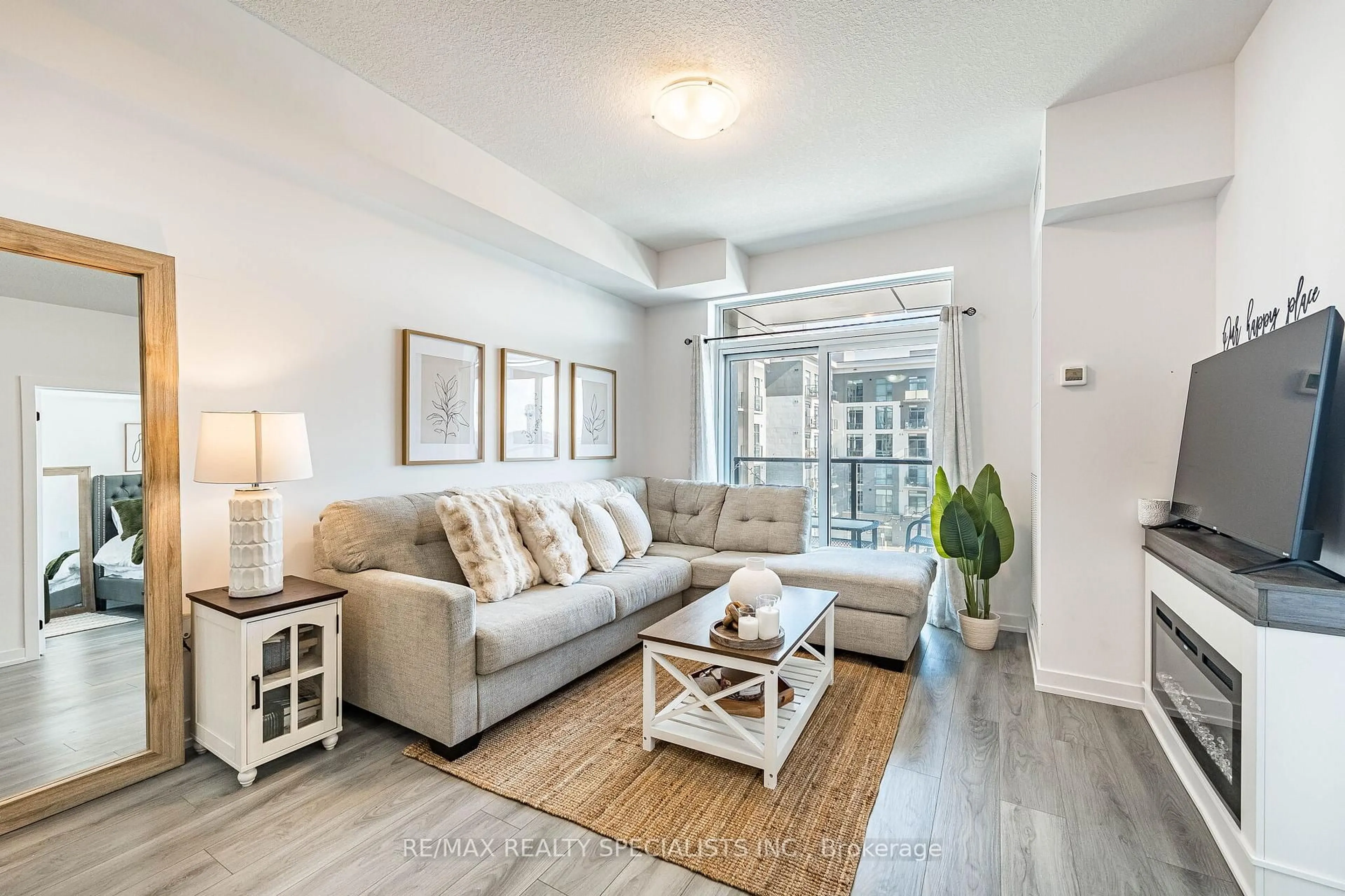 Living room with furniture, unknown for 470 Dundas St #418, Hamilton Ontario L0R 2H8