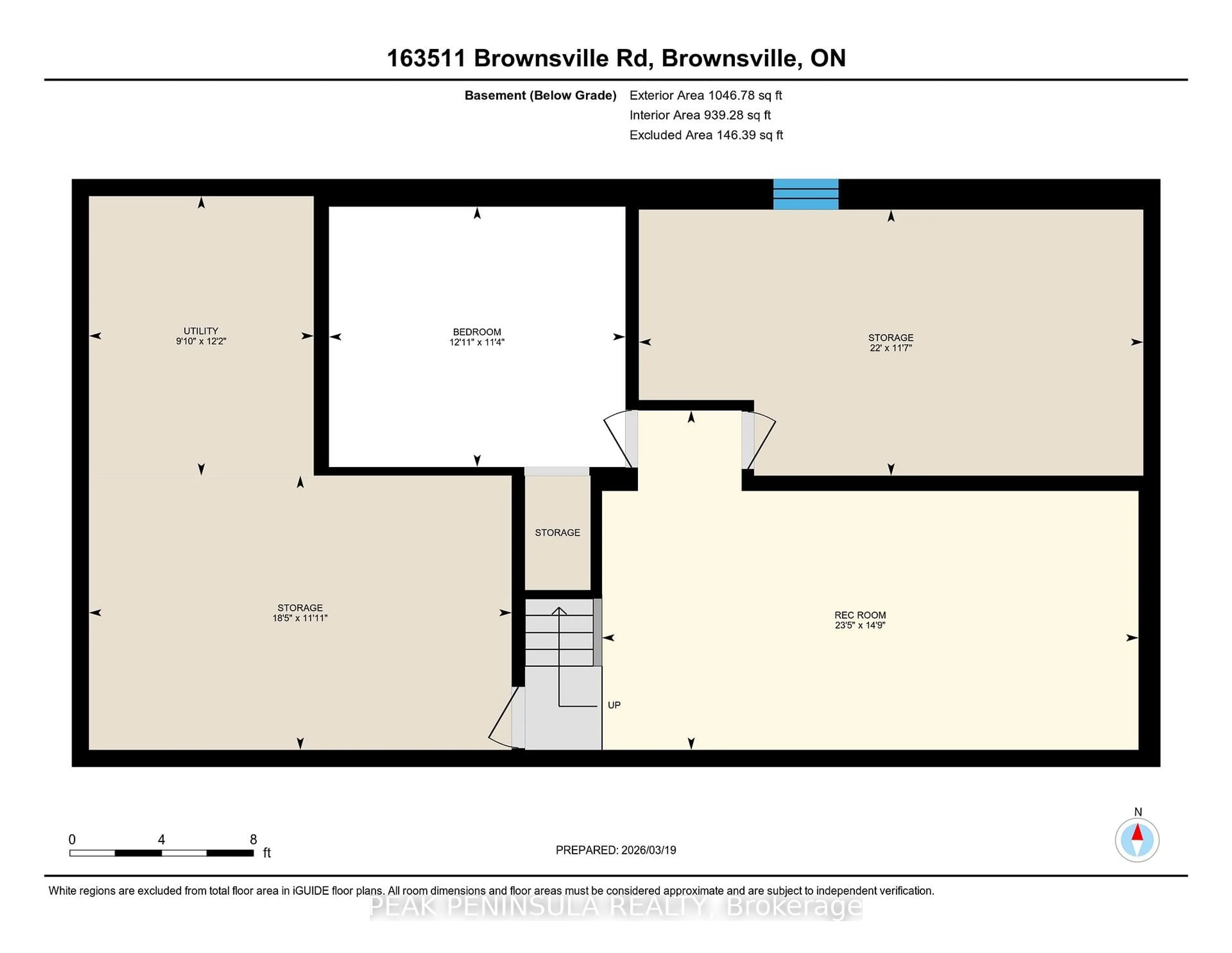 Floor plan for 163511 Brownsville Rd, South-West Oxford Ontario N0L 1C0