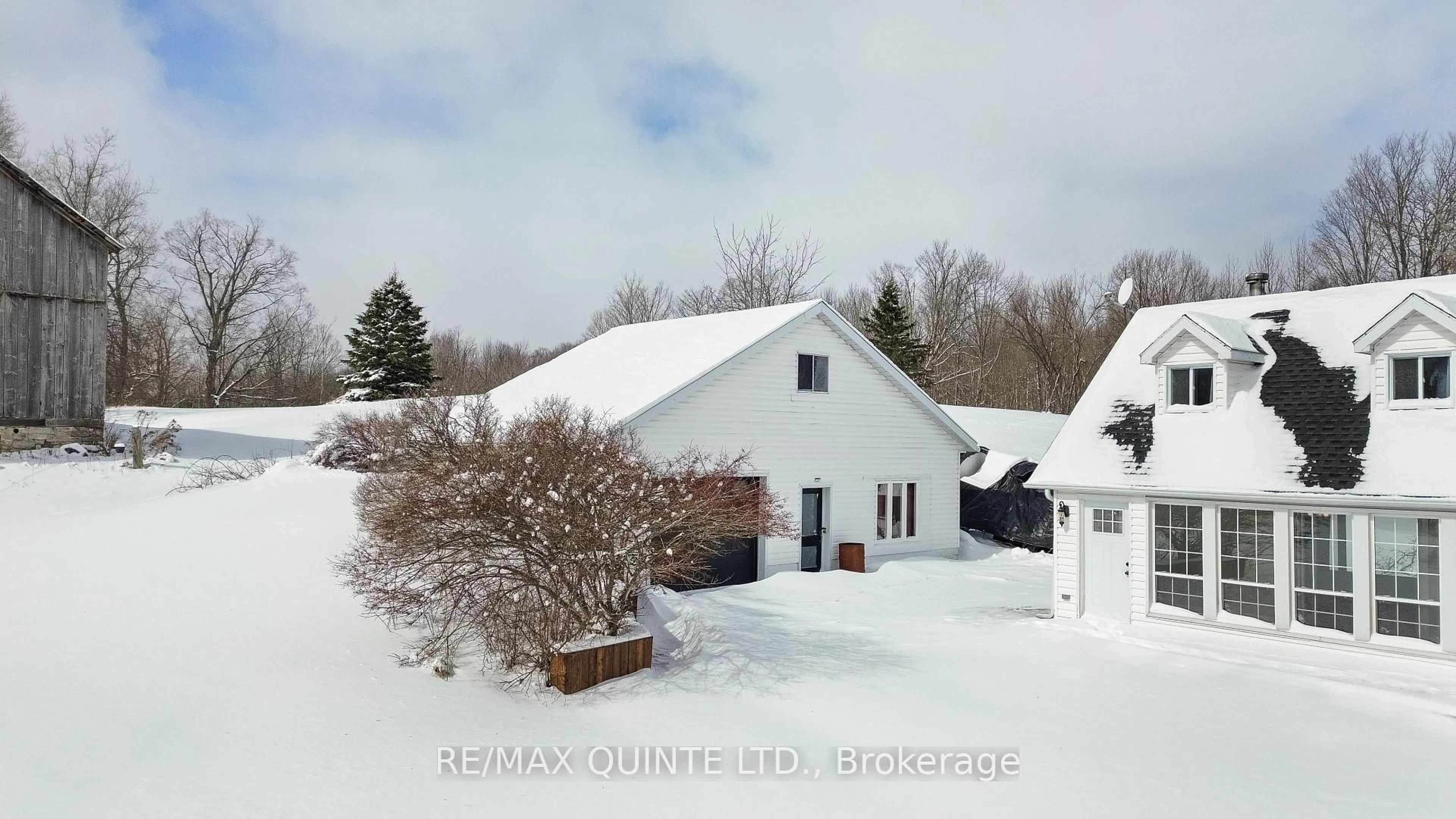 A pic from outside/outdoor area/front of a property/back of a property/a pic from drone, mountain view for 15481 Highway 62, Madoc Ontario K0K 1Y0