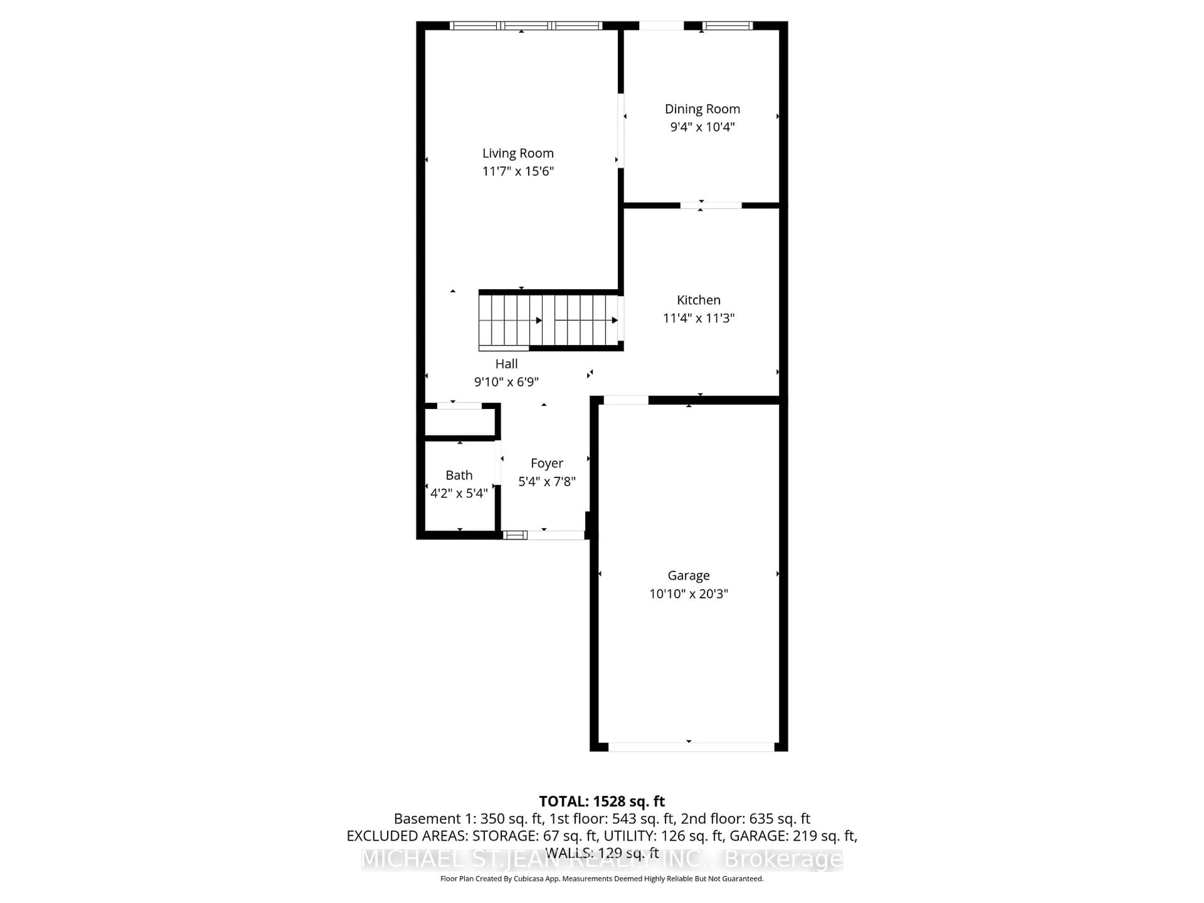 Floor plan for 92 St. Andrews Dr, Hamilton Ontario L8K 6H4