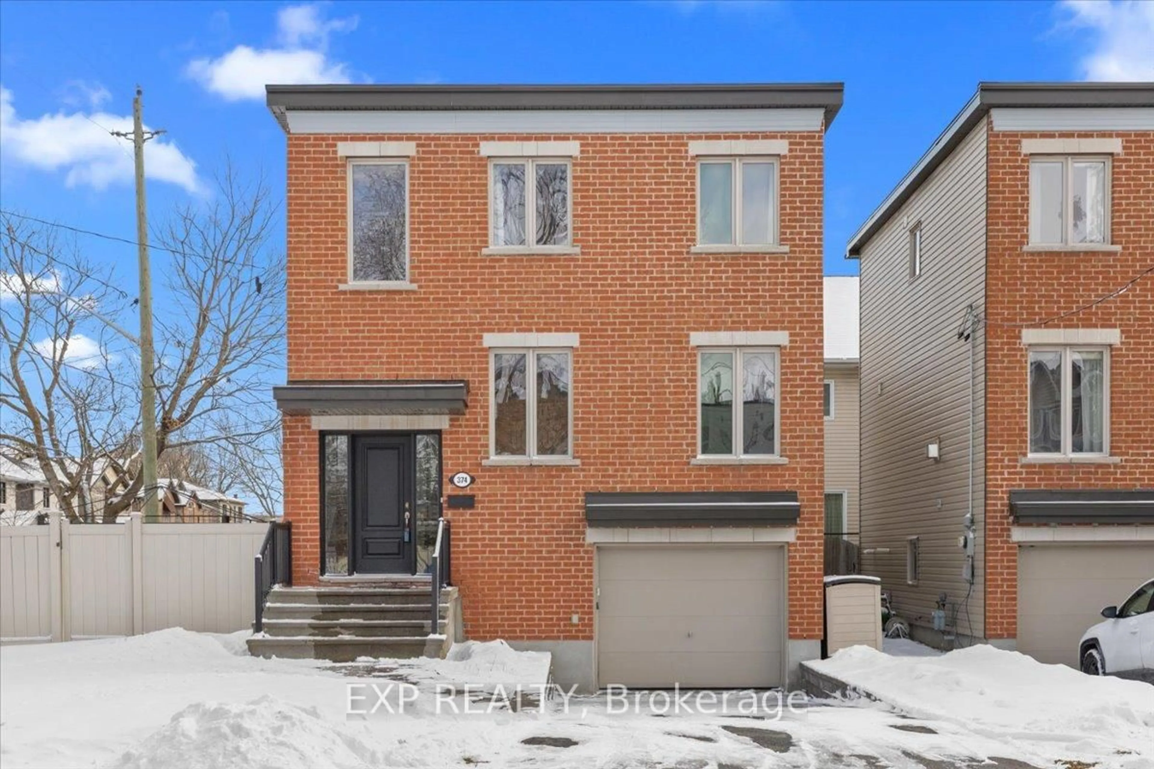 Home with brick exterior material, street for 374 Greenwood Ave, Ottawa Ontario K2A 4E6