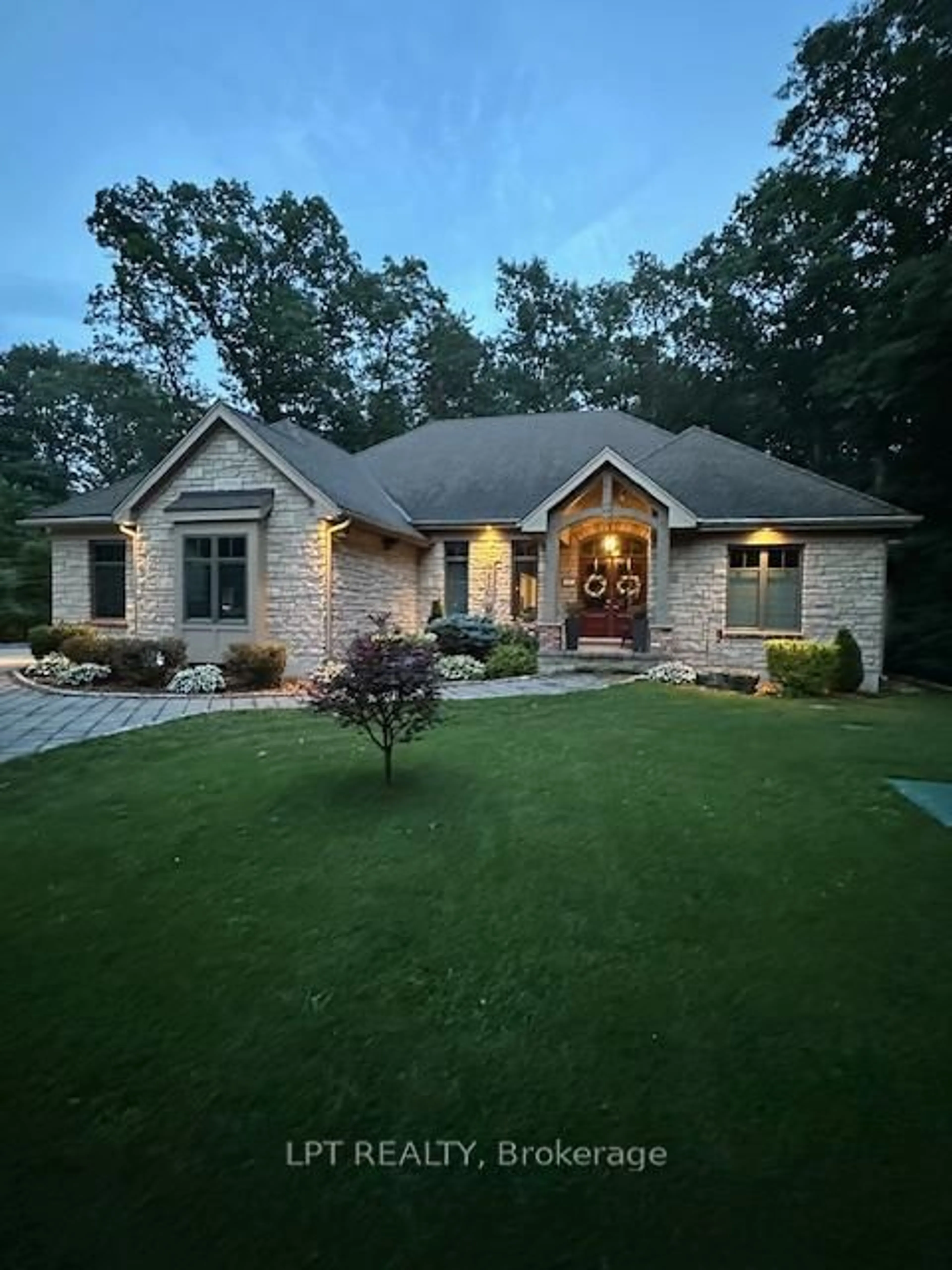 Home with brick exterior material, street for 8695 Timberwood Tr, Lambton Shores Ontario N0M 1T0