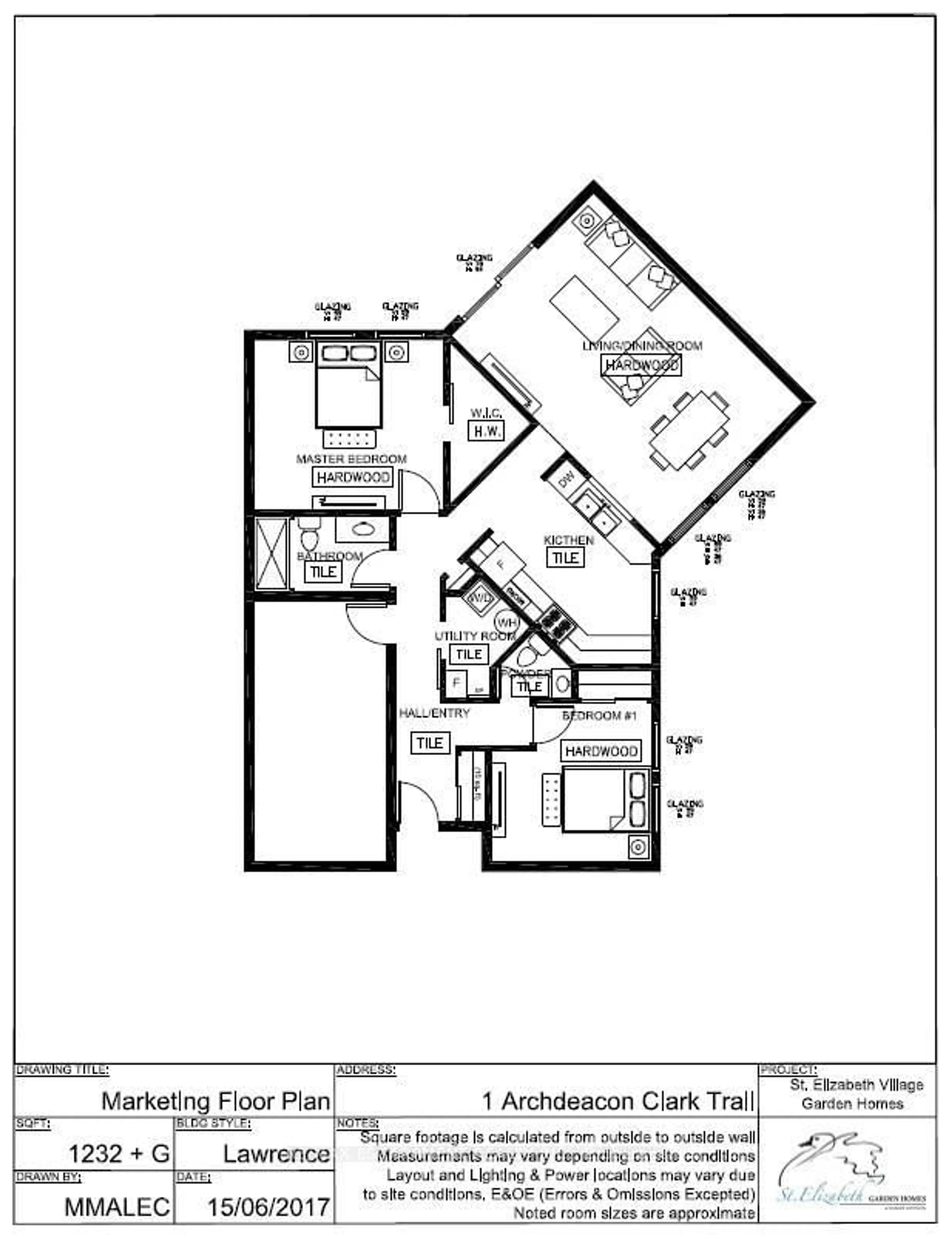 Floor plan for 1 Archdeacon Clark Tr, Hamilton Ontario L9B 2M2
