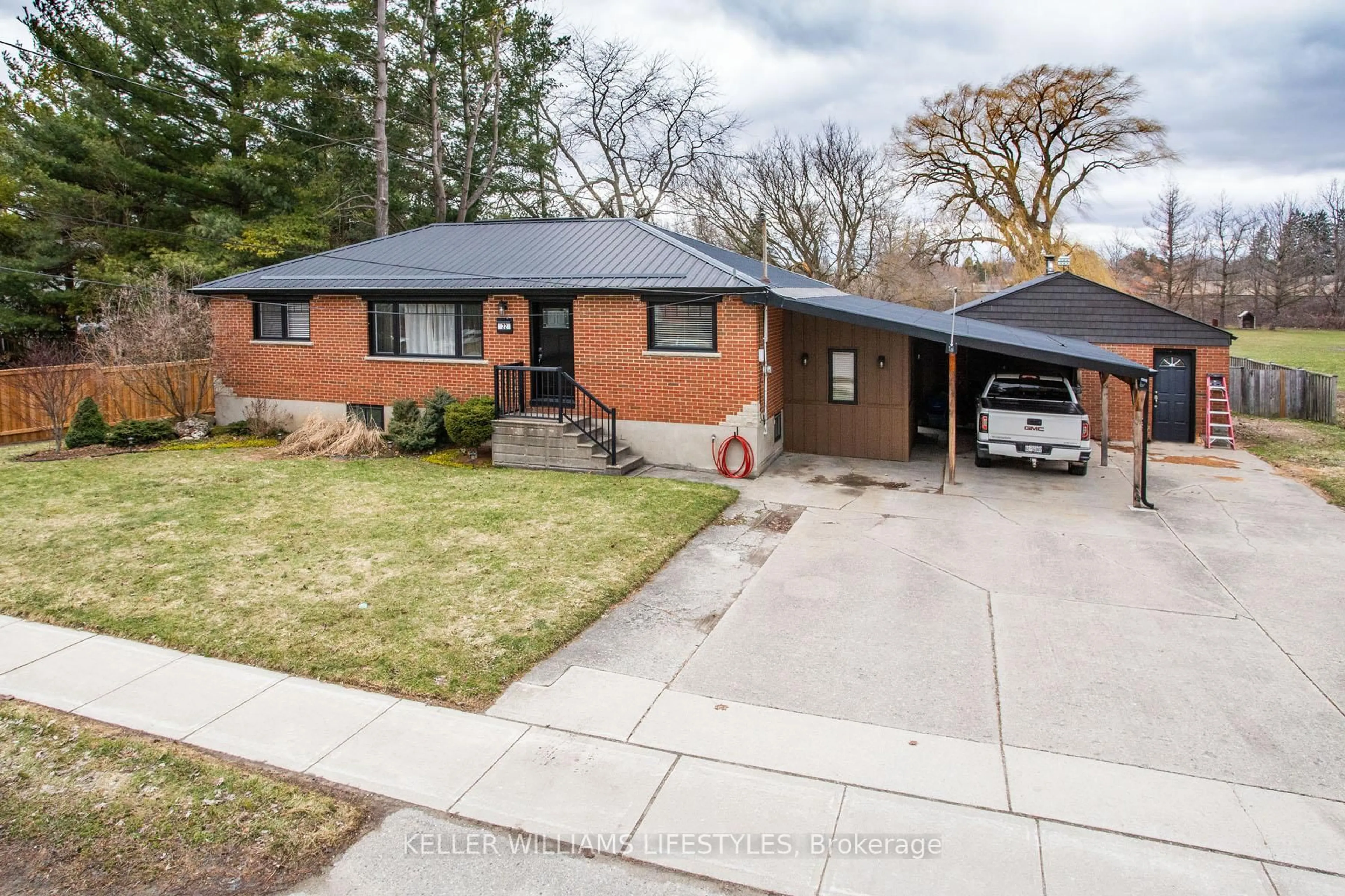 Home with brick exterior material, street for 22 Charles St, Thames Centre Ontario N0L 1G2