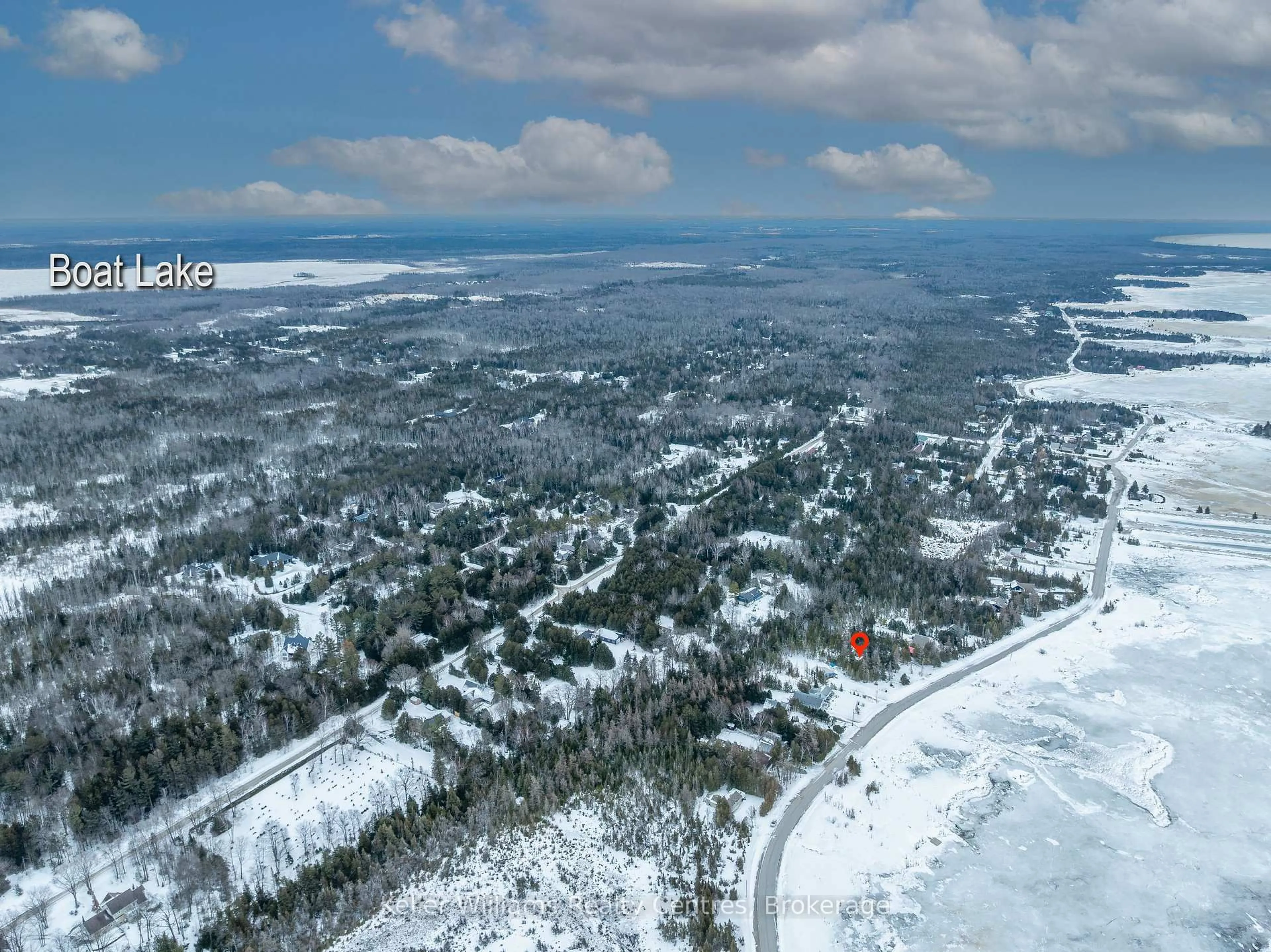 A pic from outside/outdoor area/front of a property/back of a property/a pic from drone, mountain view for 77 SHORELINE Ave, South Bruce Peninsula Ontario N0H 2T0