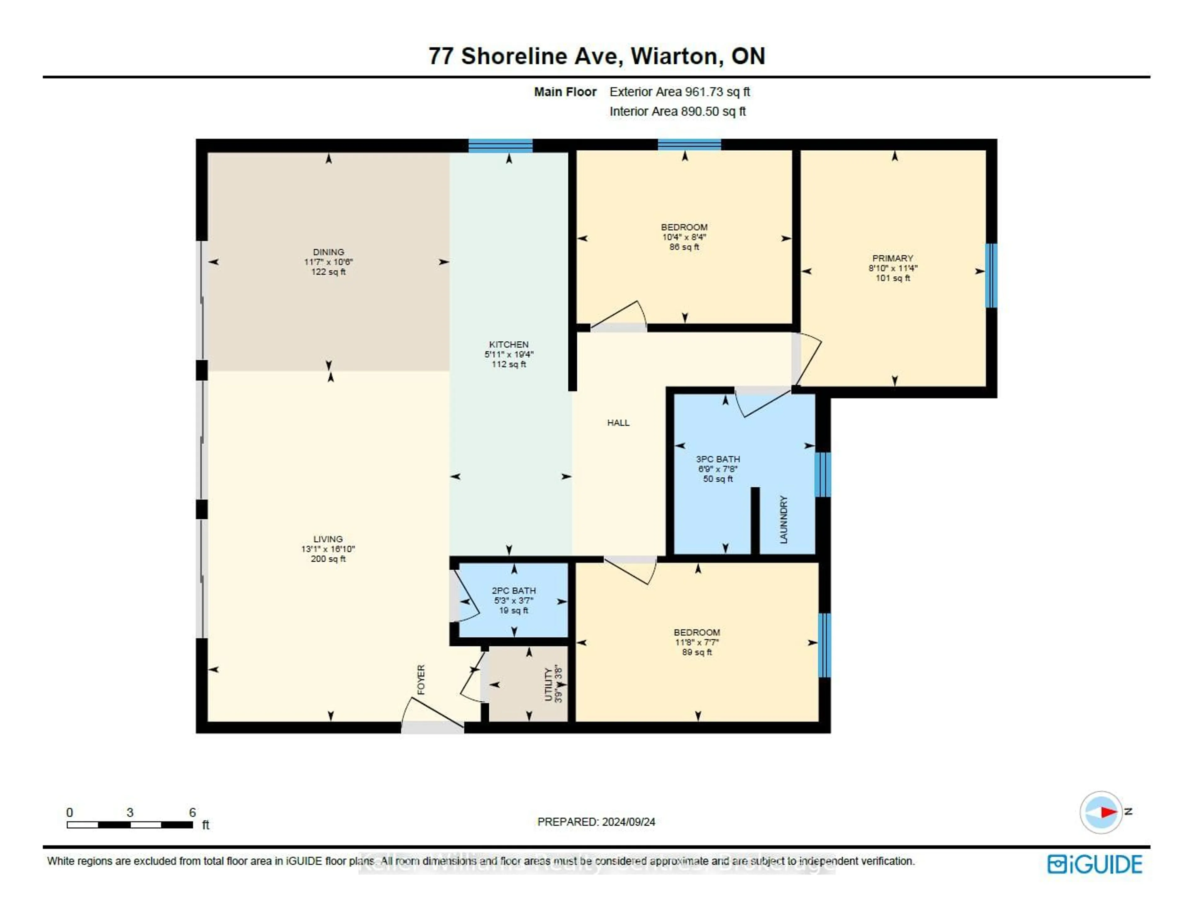 Floor plan for 77 SHORELINE Ave, South Bruce Peninsula Ontario N0H 2T0