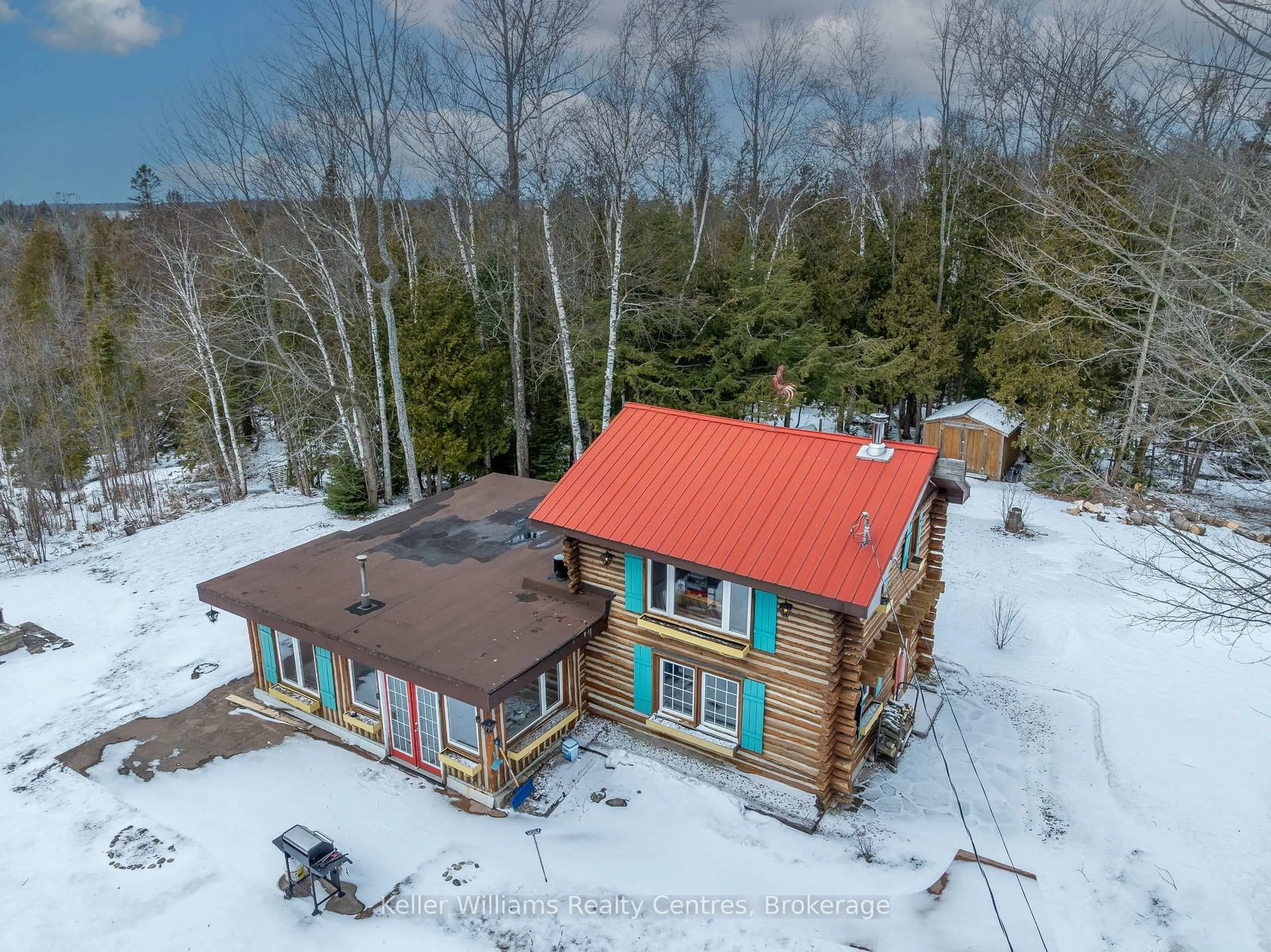 A pic from outside/outdoor area/front of a property/back of a property/a pic from drone, unknown for 31 MONTROSE STREET, South Bruce Peninsula Ontario N0H 2T0
