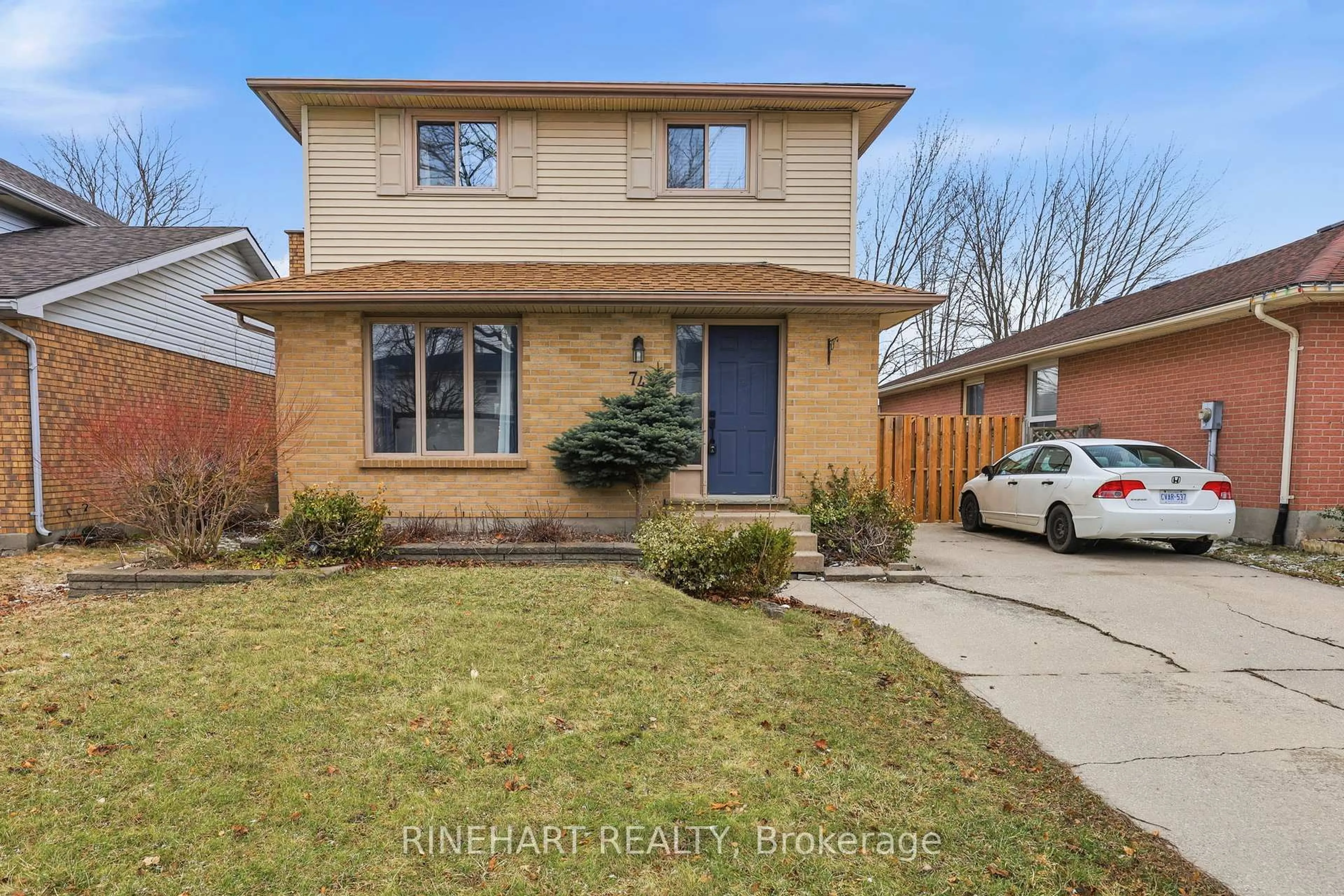 Home with brick exterior material, street for 74 Erica Cres, London South Ontario N6E 3P5