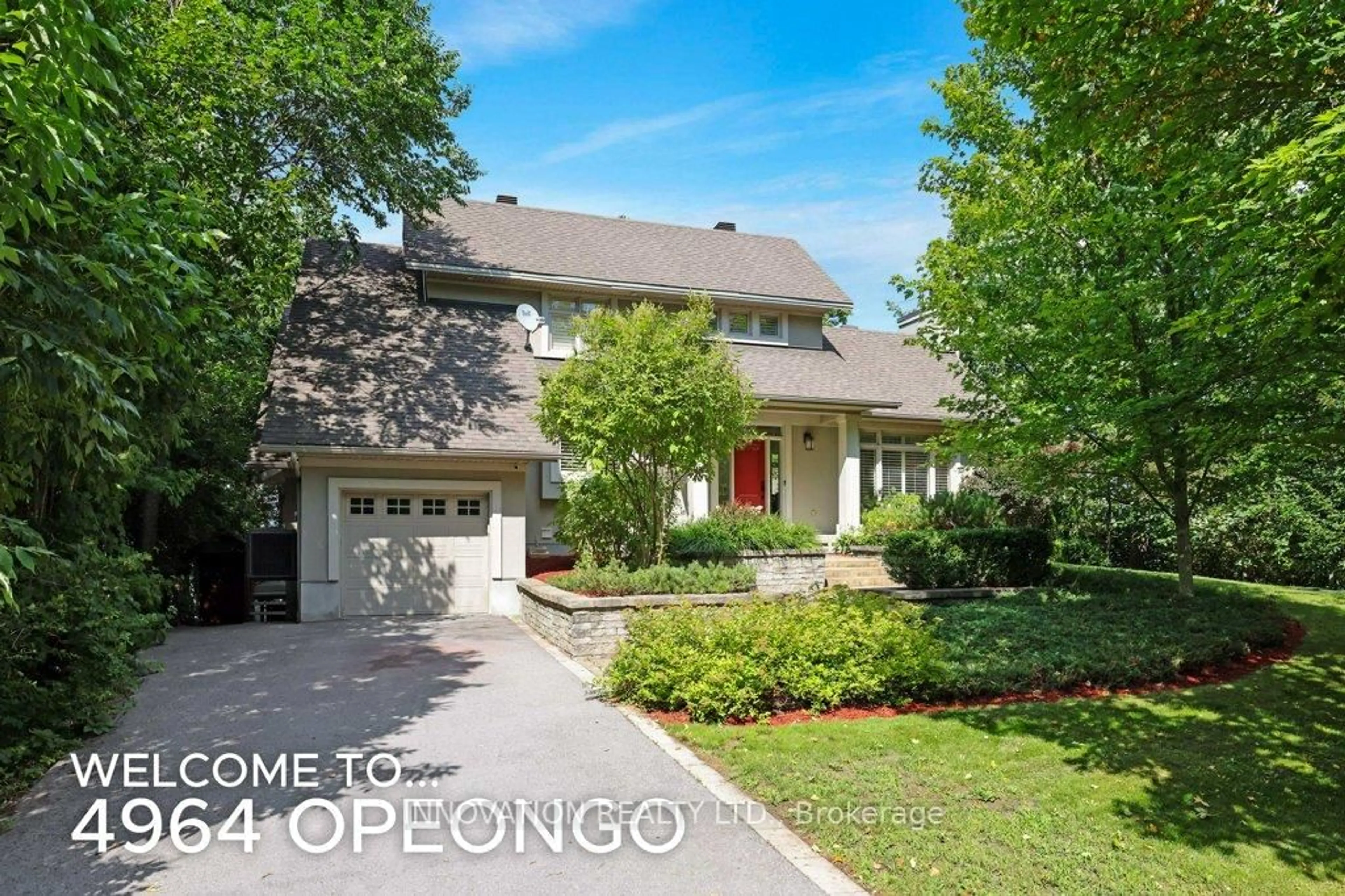 A pic from outside/outdoor area/front of a property/back of a property/a pic from drone, street for 4964 Opeongo Rd, Ottawa Ontario K0A 3M0