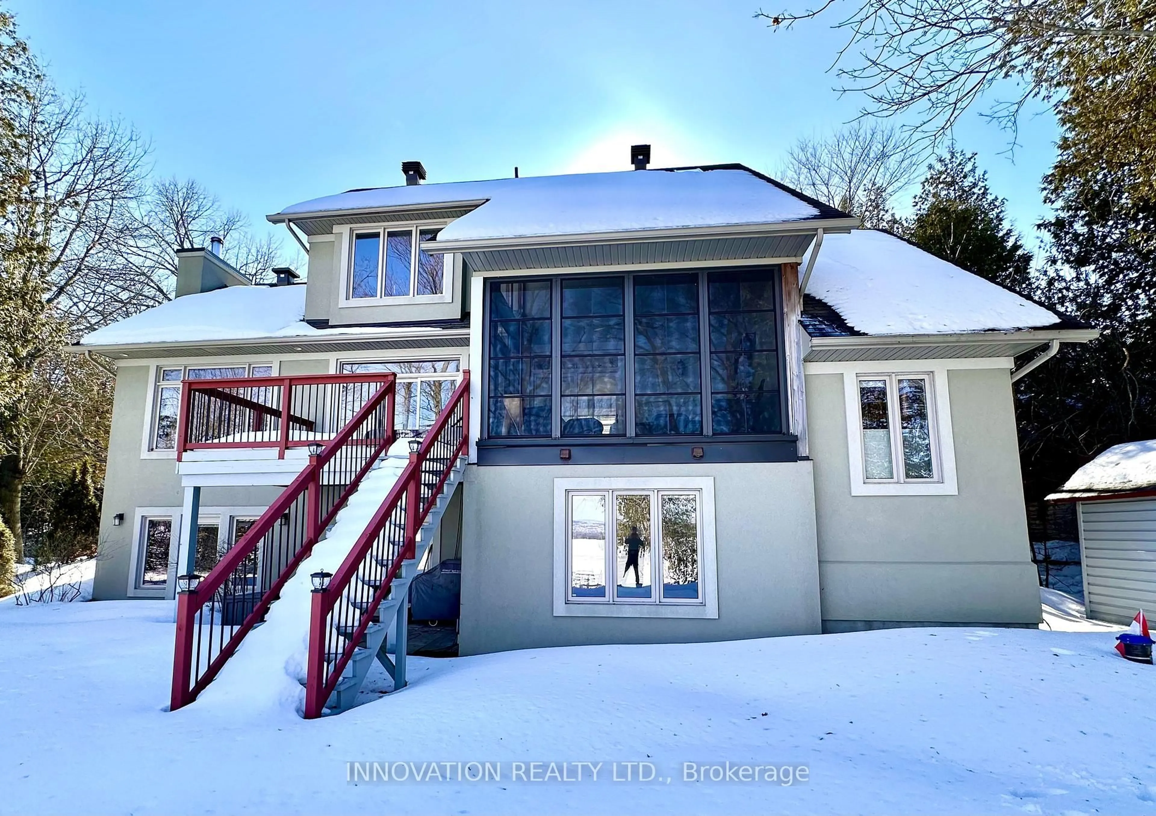 A pic from outside/outdoor area/front of a property/back of a property/a pic from drone, unknown for 4964 Opeongo Rd, Ottawa Ontario K0A 3M0