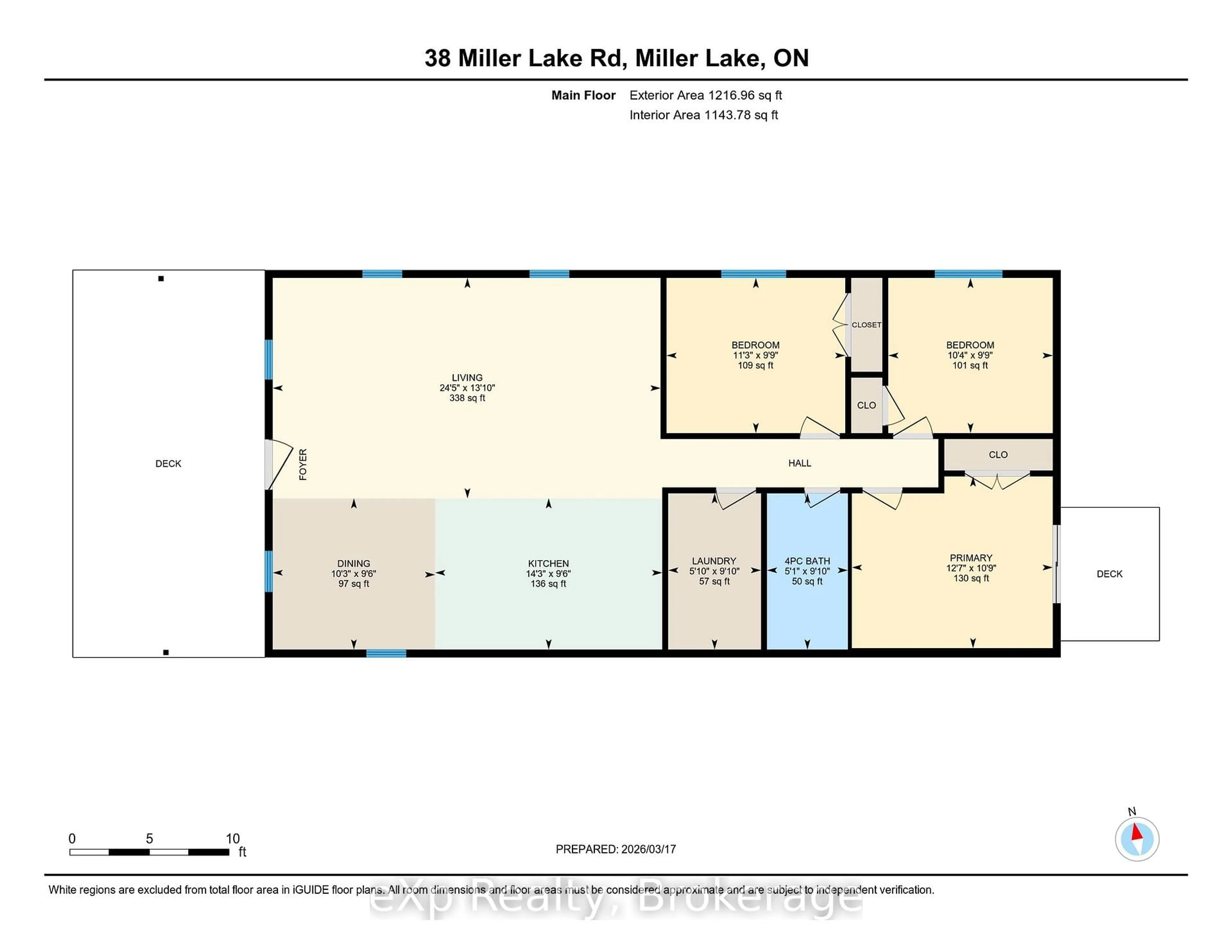 Floor plan for 38 Miller Lake Rd, Northern Bruce Peninsula Ontario N0H 1Z0
