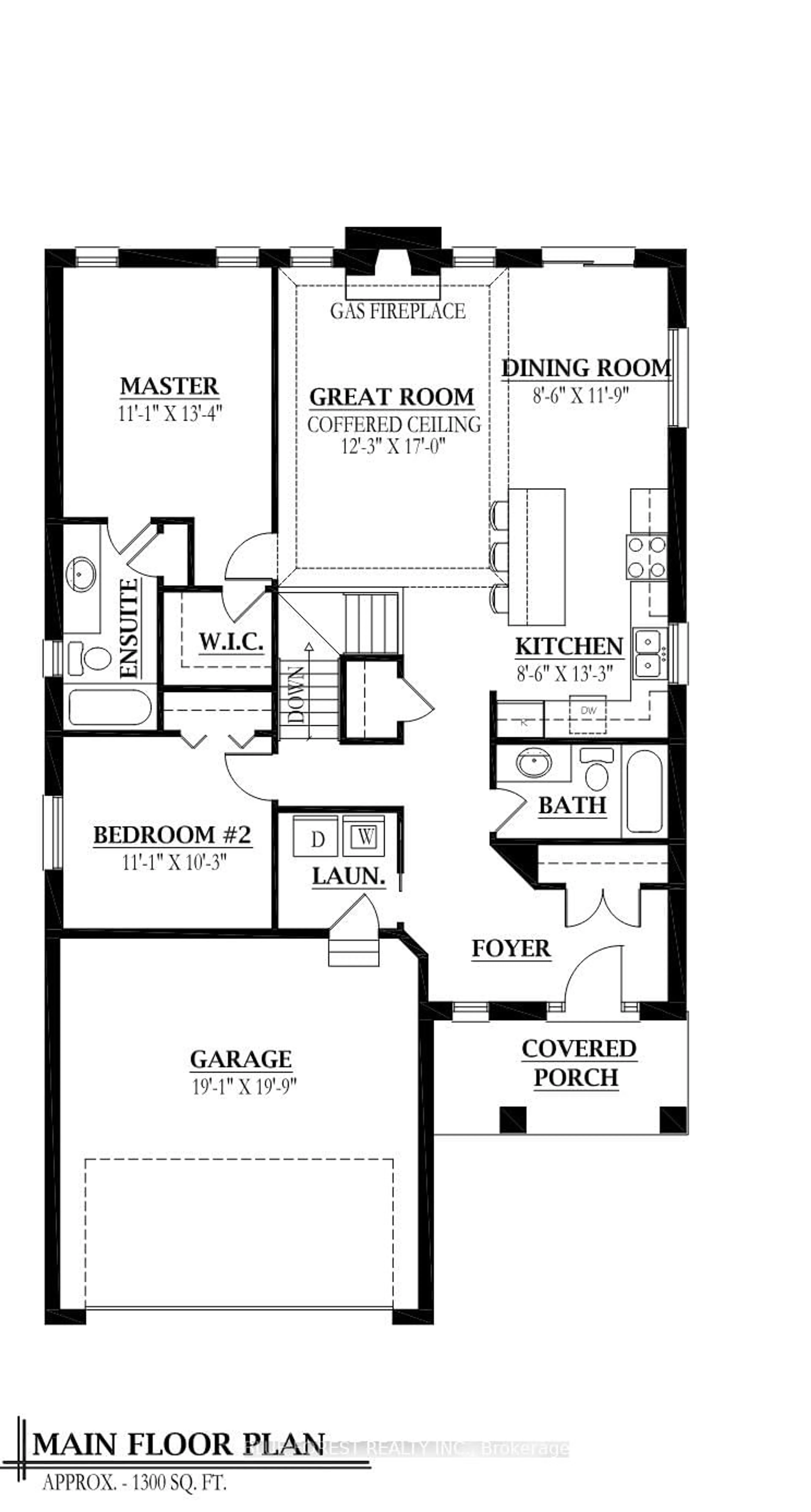 Floor plan for Lot 22 DEMELO Crt, Southwest Middlesex Ontario N0L 1M0