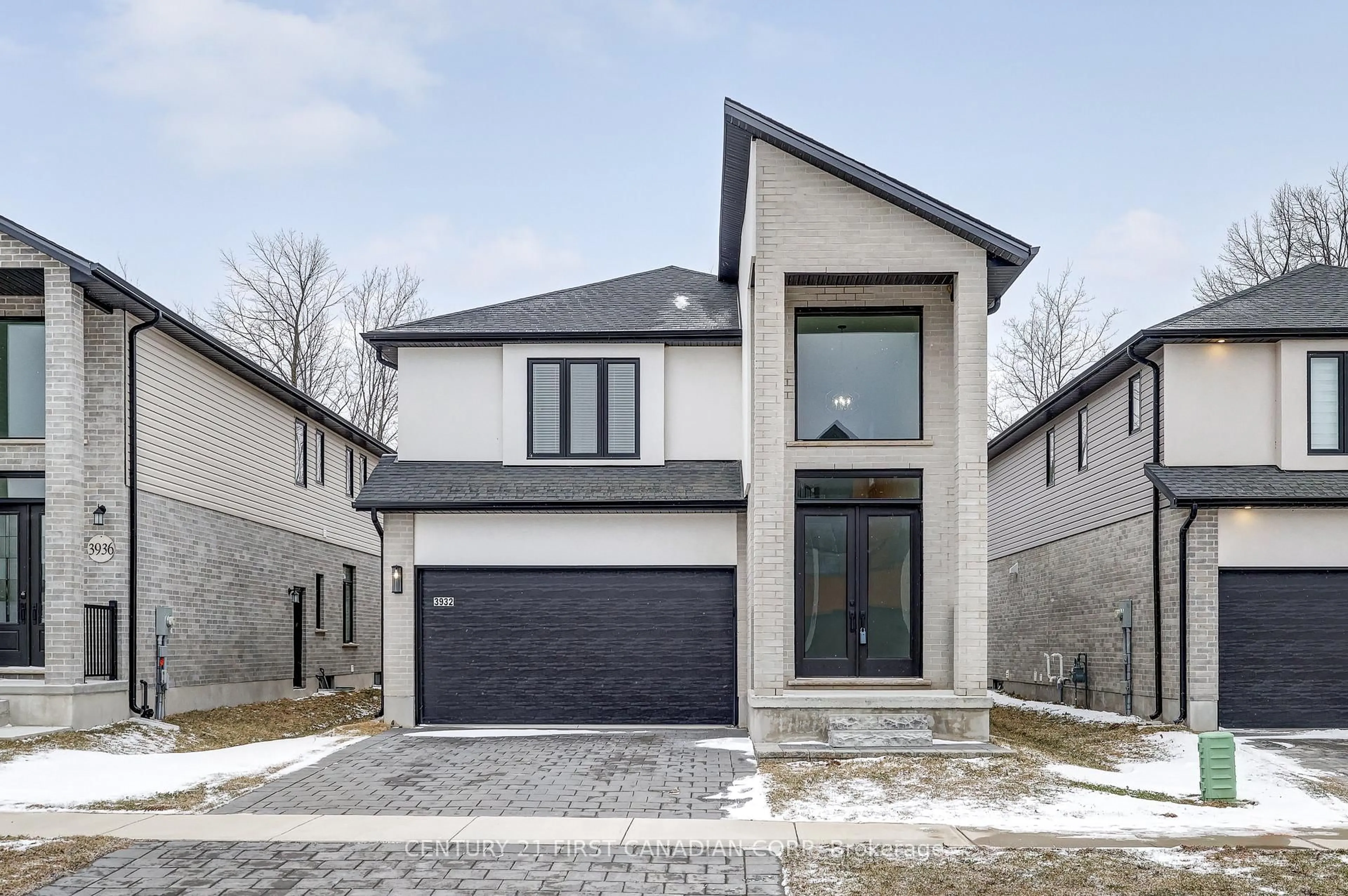 Home with brick exterior material, street for 3932 Big Leaf Tr, London South Ontario N6P 0K1