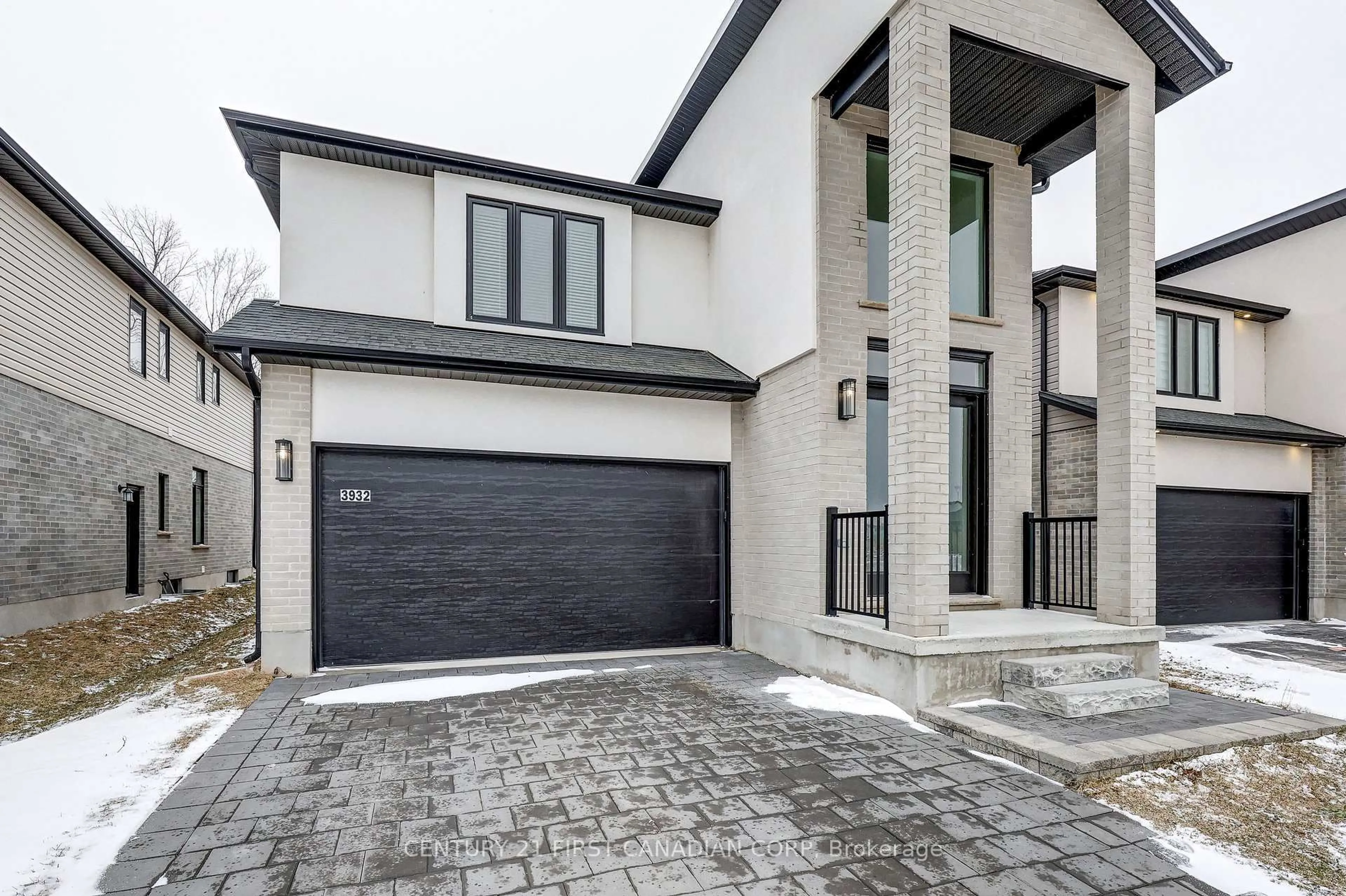 Home with brick exterior material, street for 3932 Big Leaf Tr, London South Ontario N6P 0K1