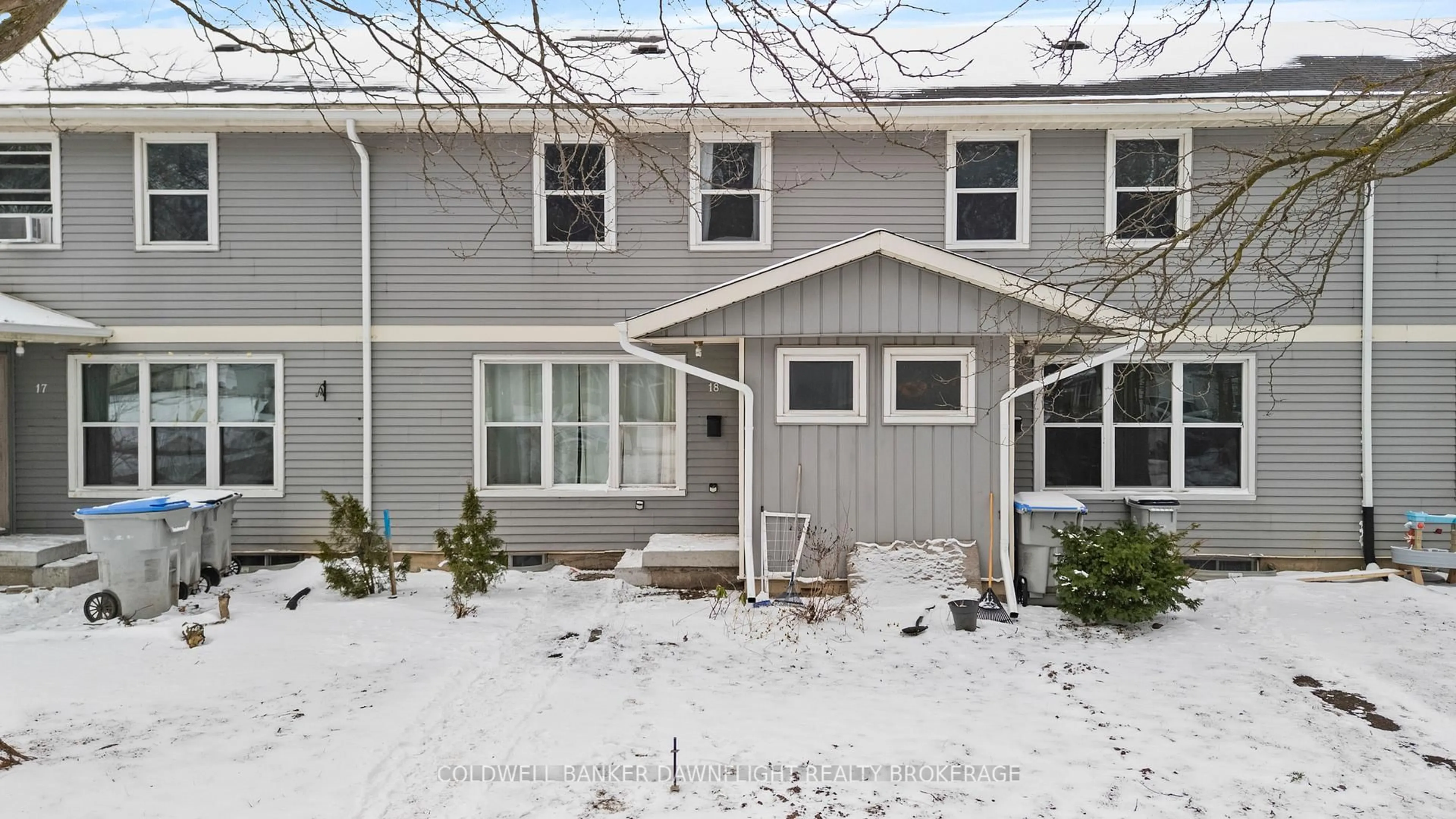 Home with vinyl exterior material, street for 18 St Charles Pl #18, Central Huron Ontario N0M 1L0