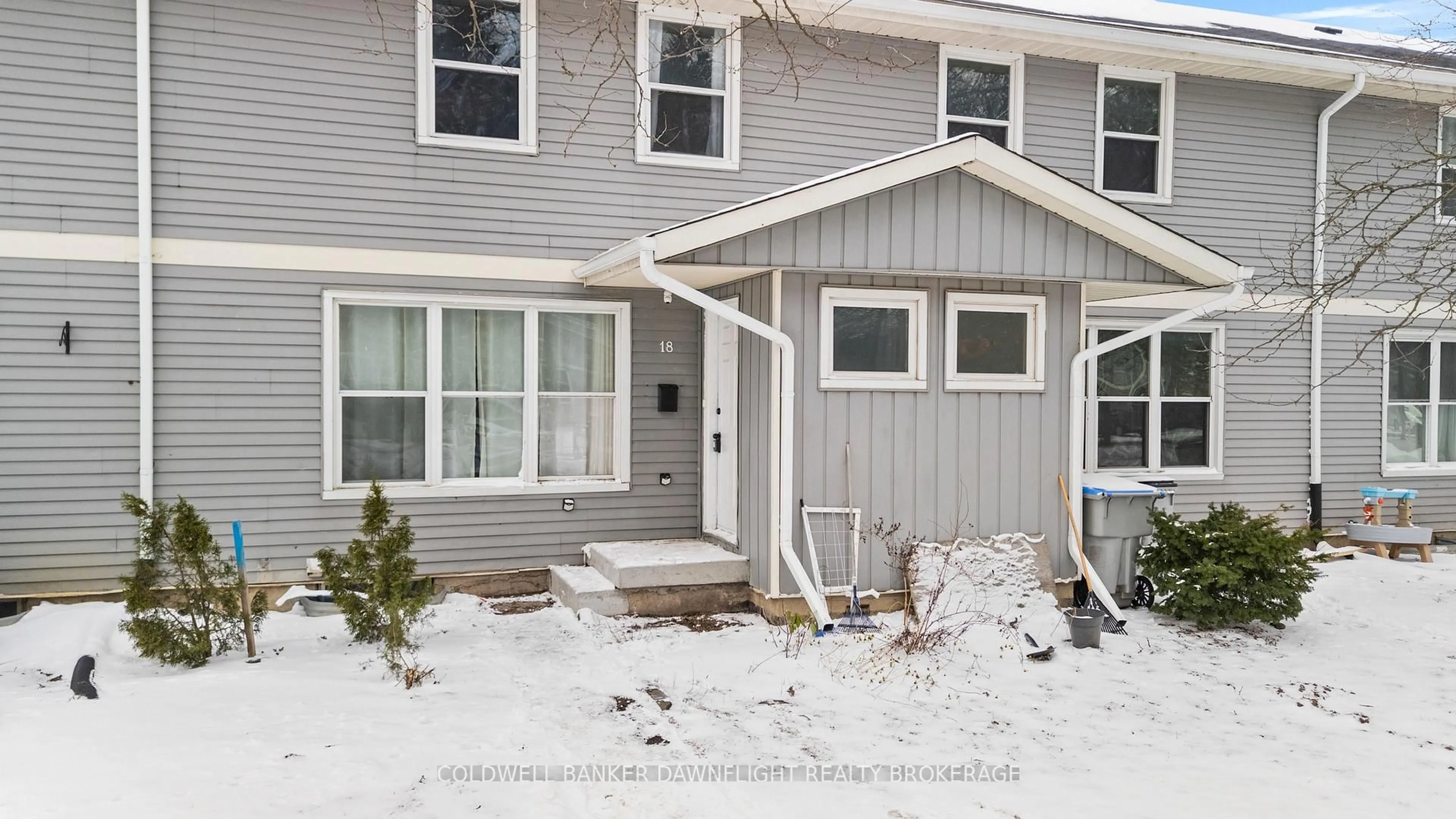 Home with vinyl exterior material, street for 18 St Charles Pl #18, Central Huron Ontario N0M 1L0