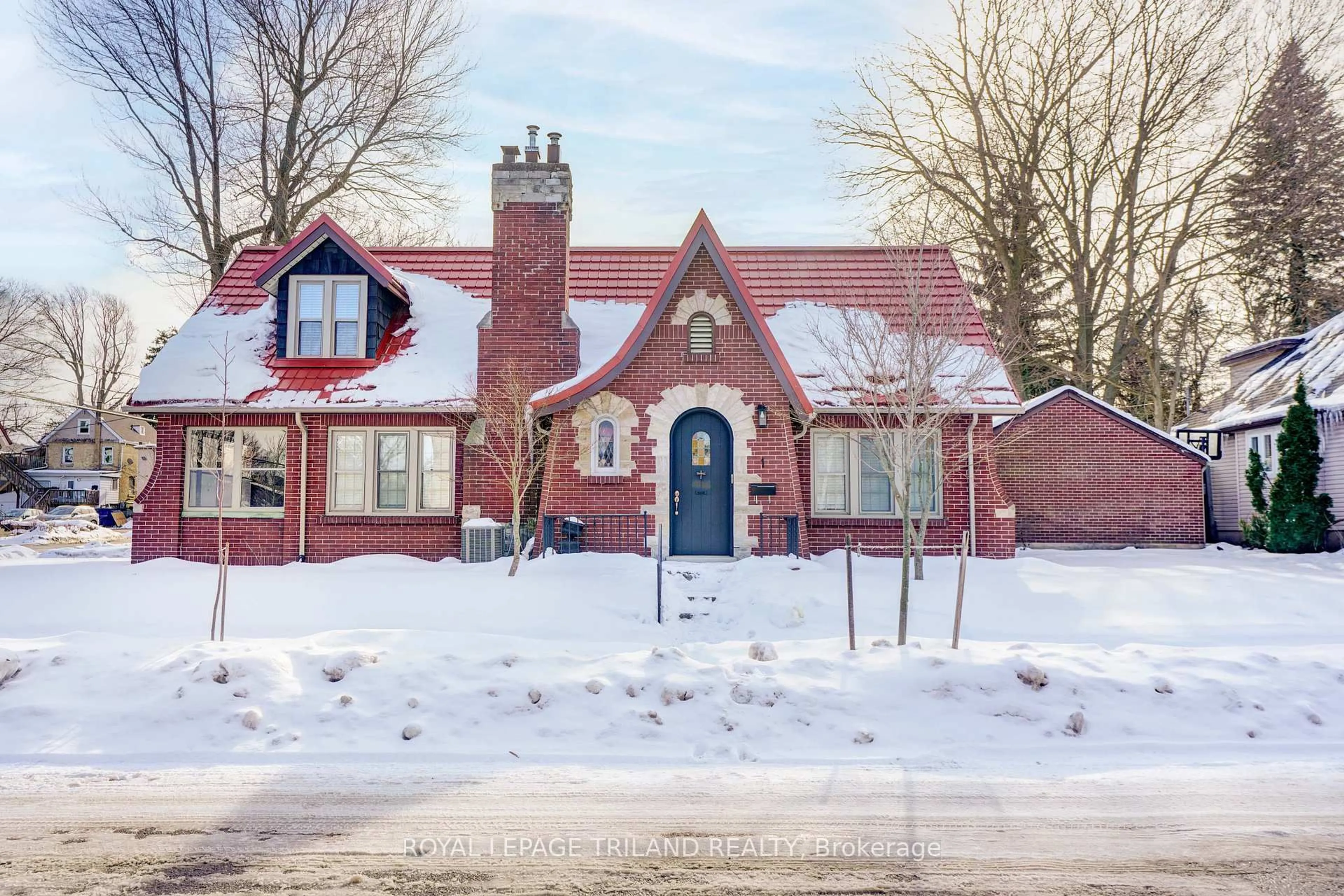 Home with brick exterior material, street for 1 Woodland Pl, London South Ontario N6C 1H9