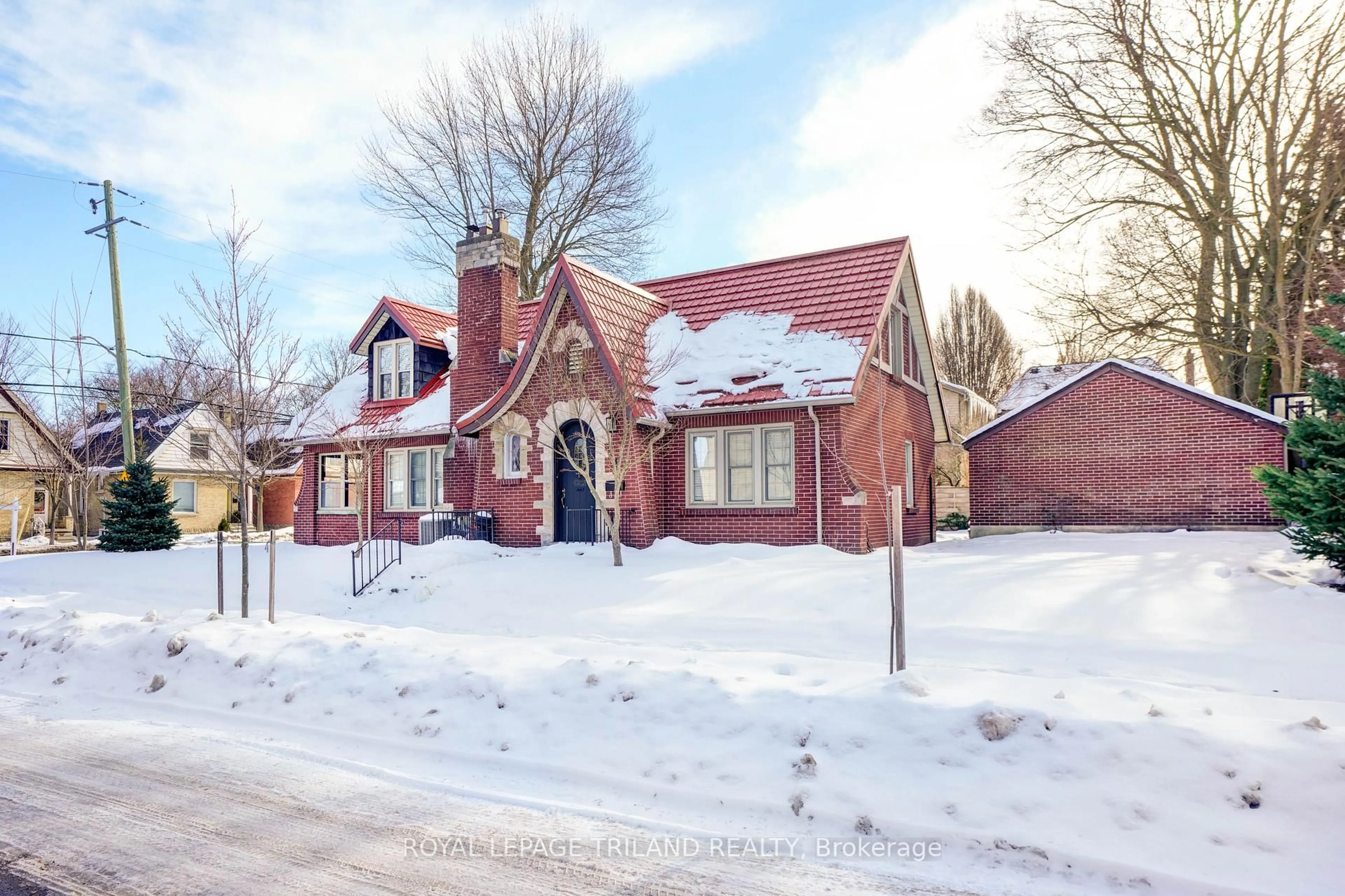 Home with brick exterior material, street for 1 Woodland Pl, London South Ontario N6C 1H9