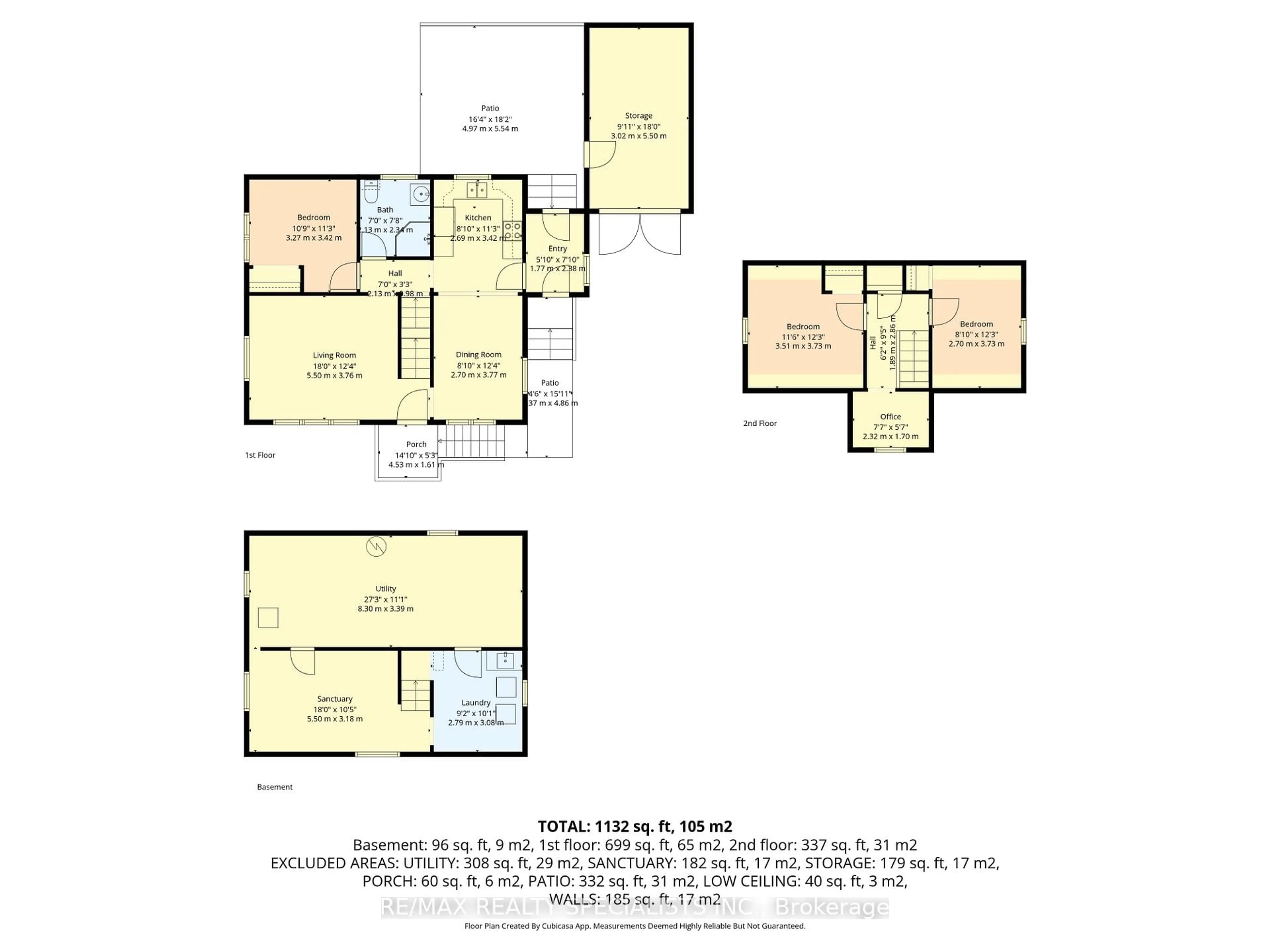 Floor plan for 196 Queen St, Centre Wellington Ontario N1M 1S7