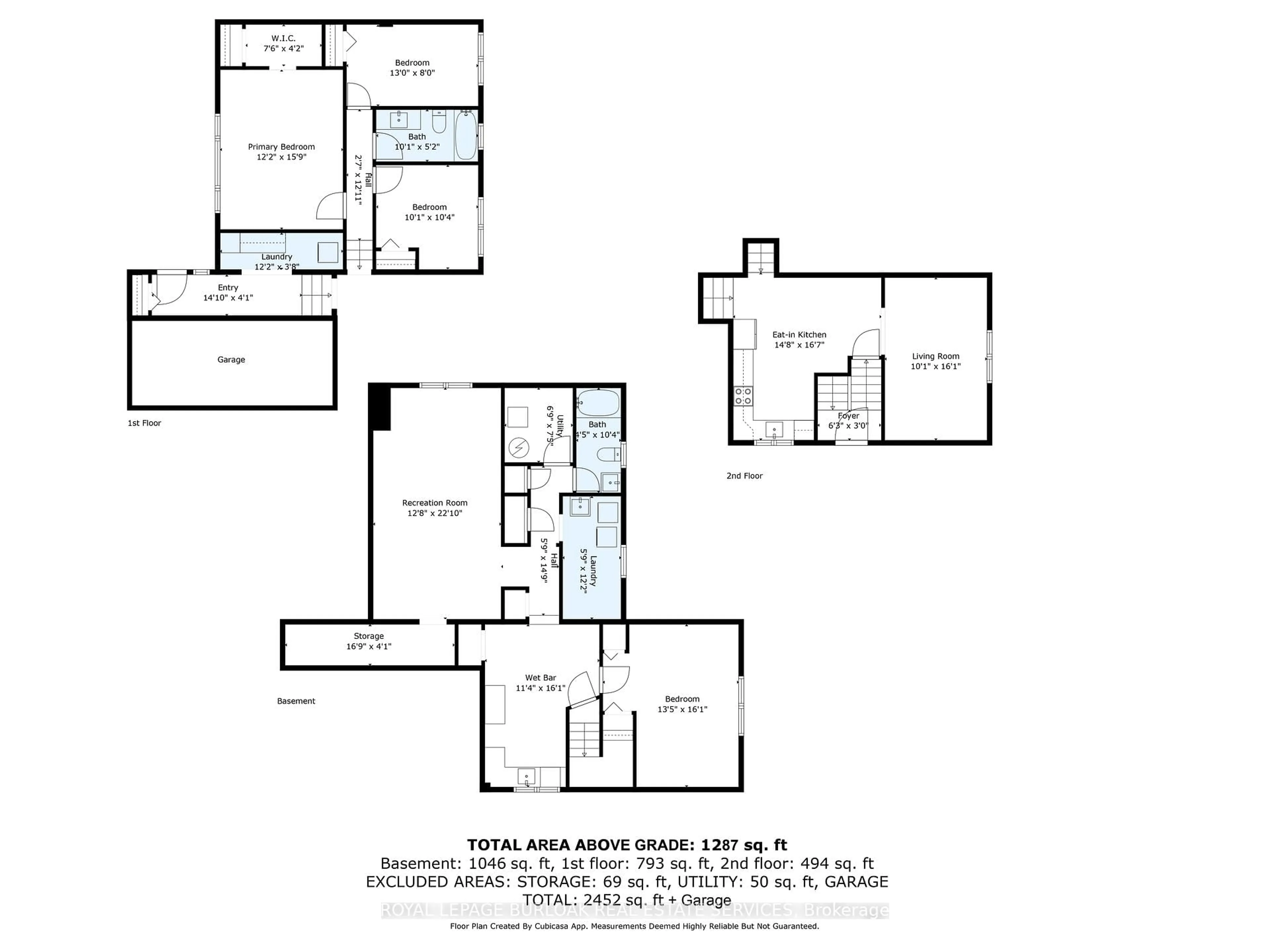 Floor plan for 128 Margaret Ave, Hamilton Ontario L8G 3G8