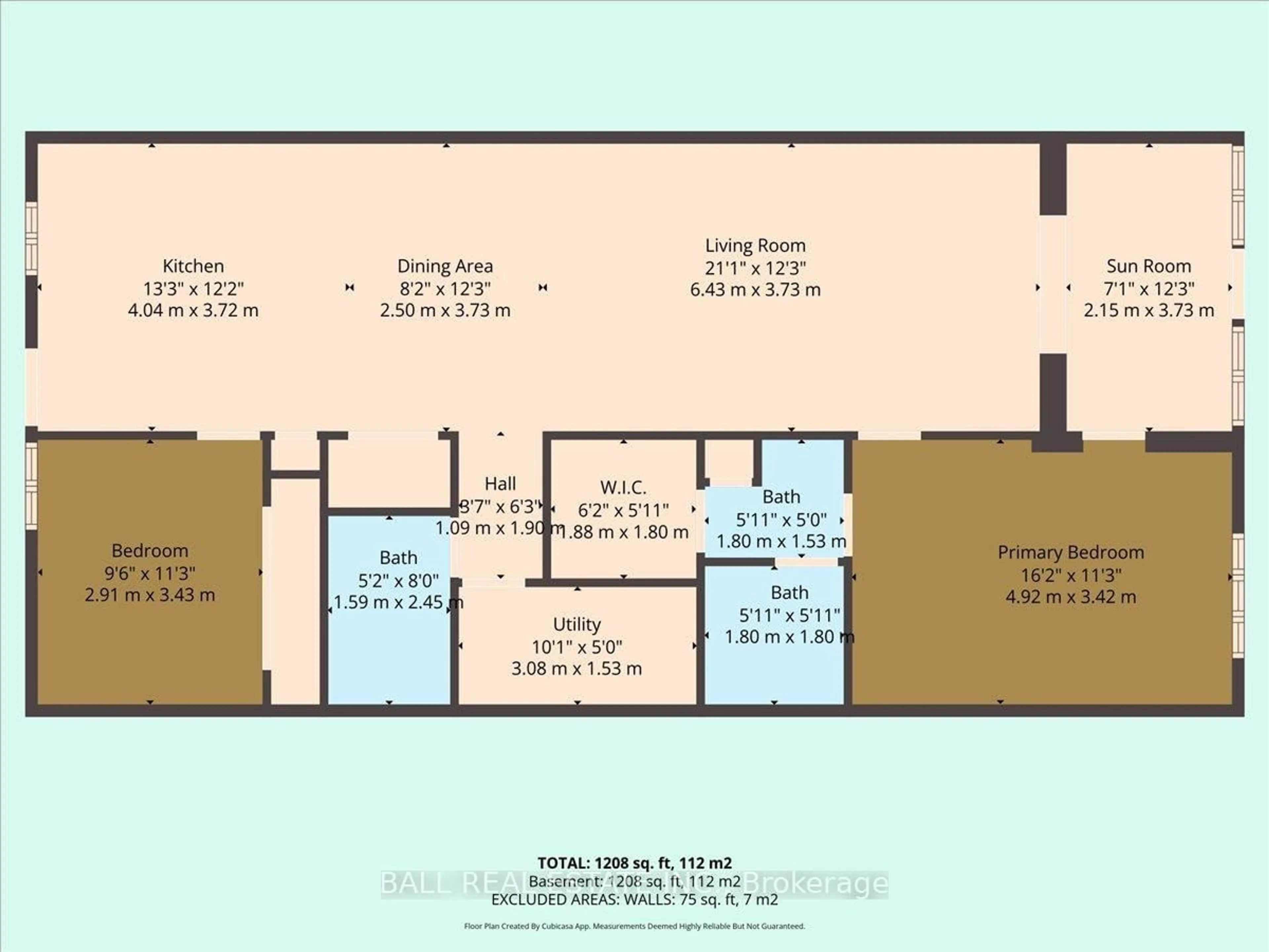 Floor plan for 16 Alice St #103, Bancroft Ontario K0L 1C0
