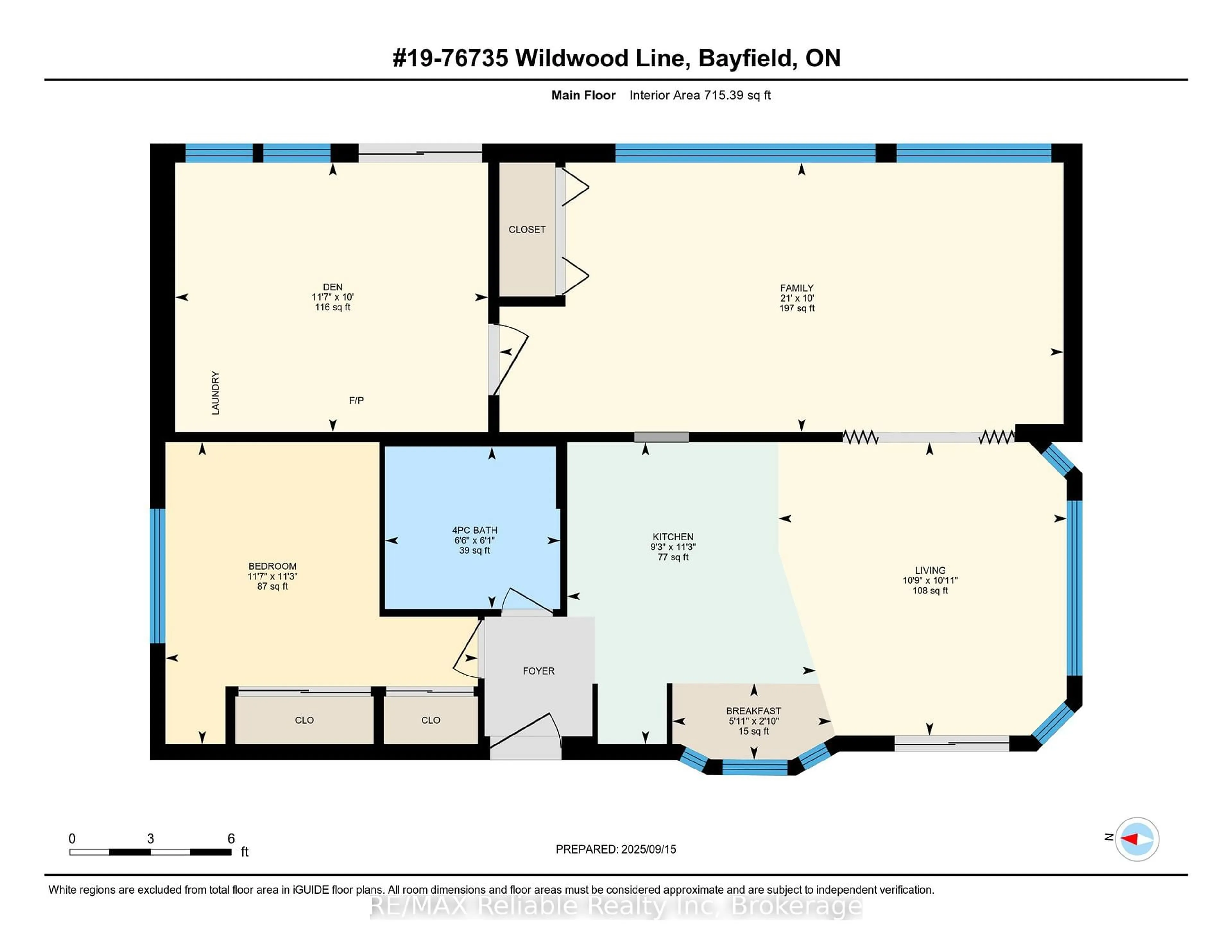 Floor plan for 76735 Wildwood Line #19, Bluewater Ontario N0M 1G0