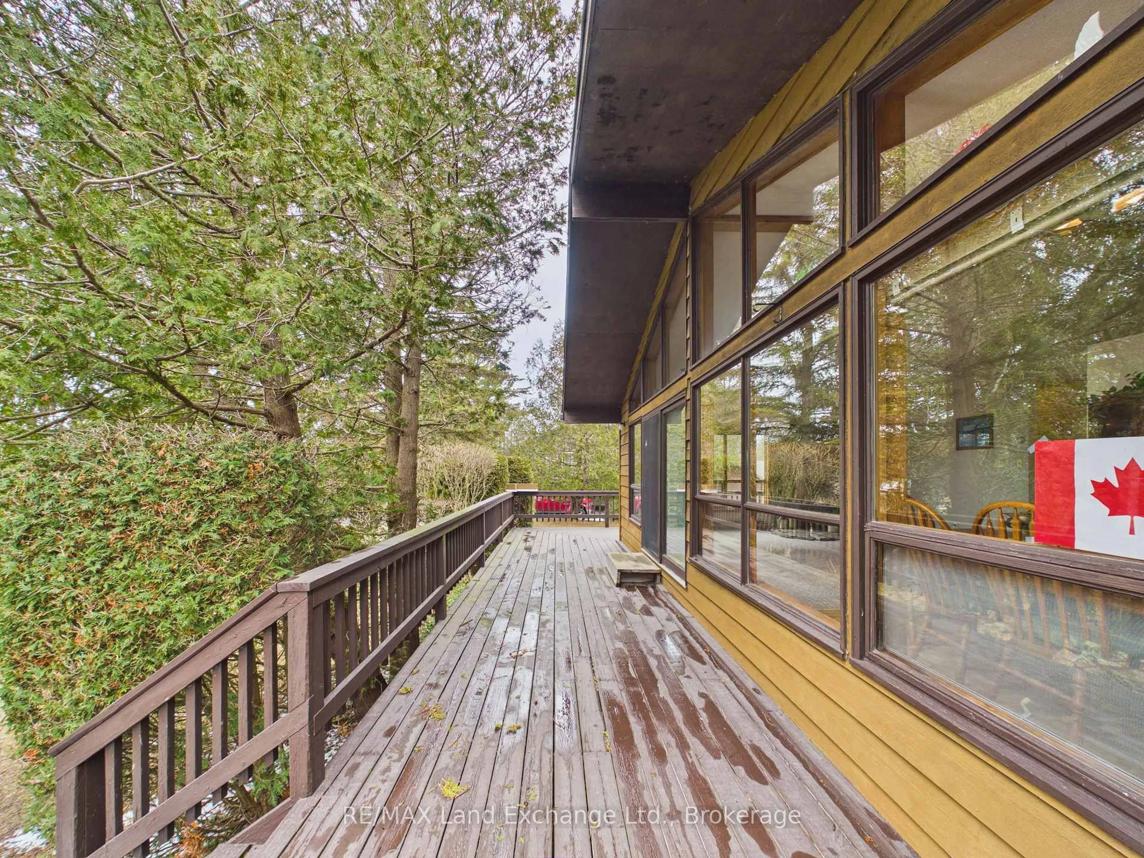 Patio, forest/trees view for 144 Bell Dr, Huron-Kinloss Ontario N2Z 0B3