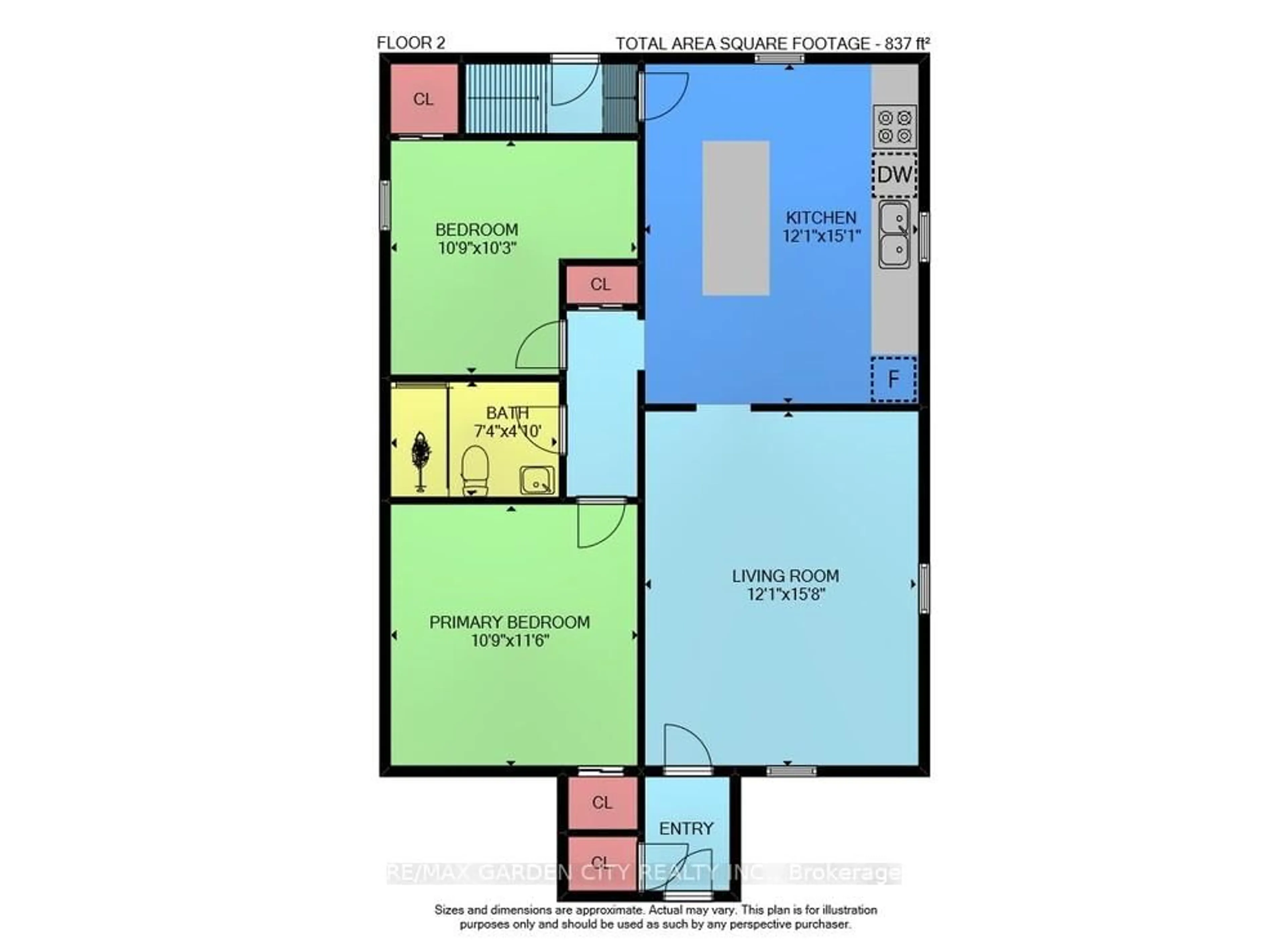 Floor plan for 65 Scott St, St. Catharines Ontario L2R 1E3