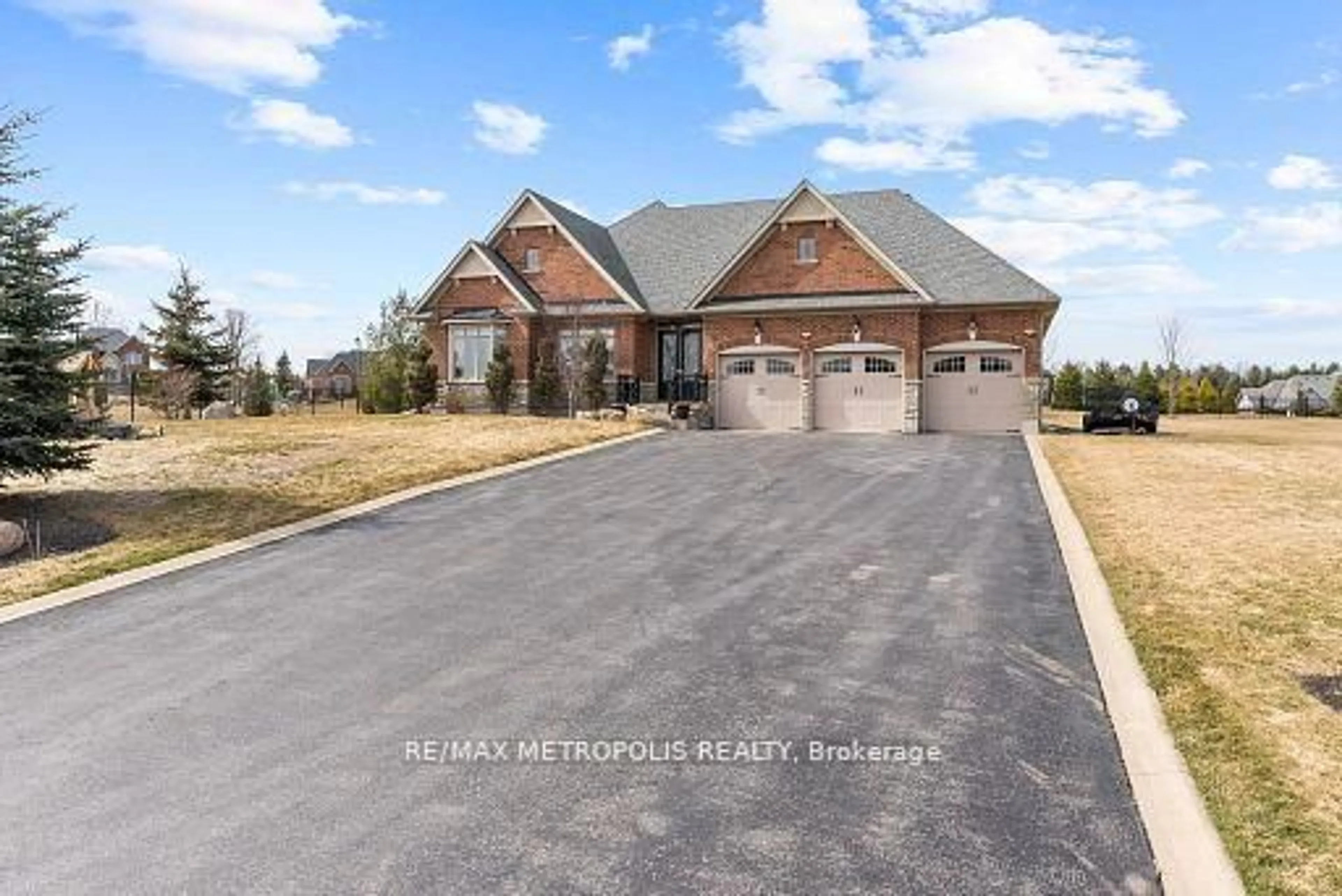 Home with brick exterior material, street for 8 Nature's Landing Dr, East Garafraxa Ontario L9W 6T8