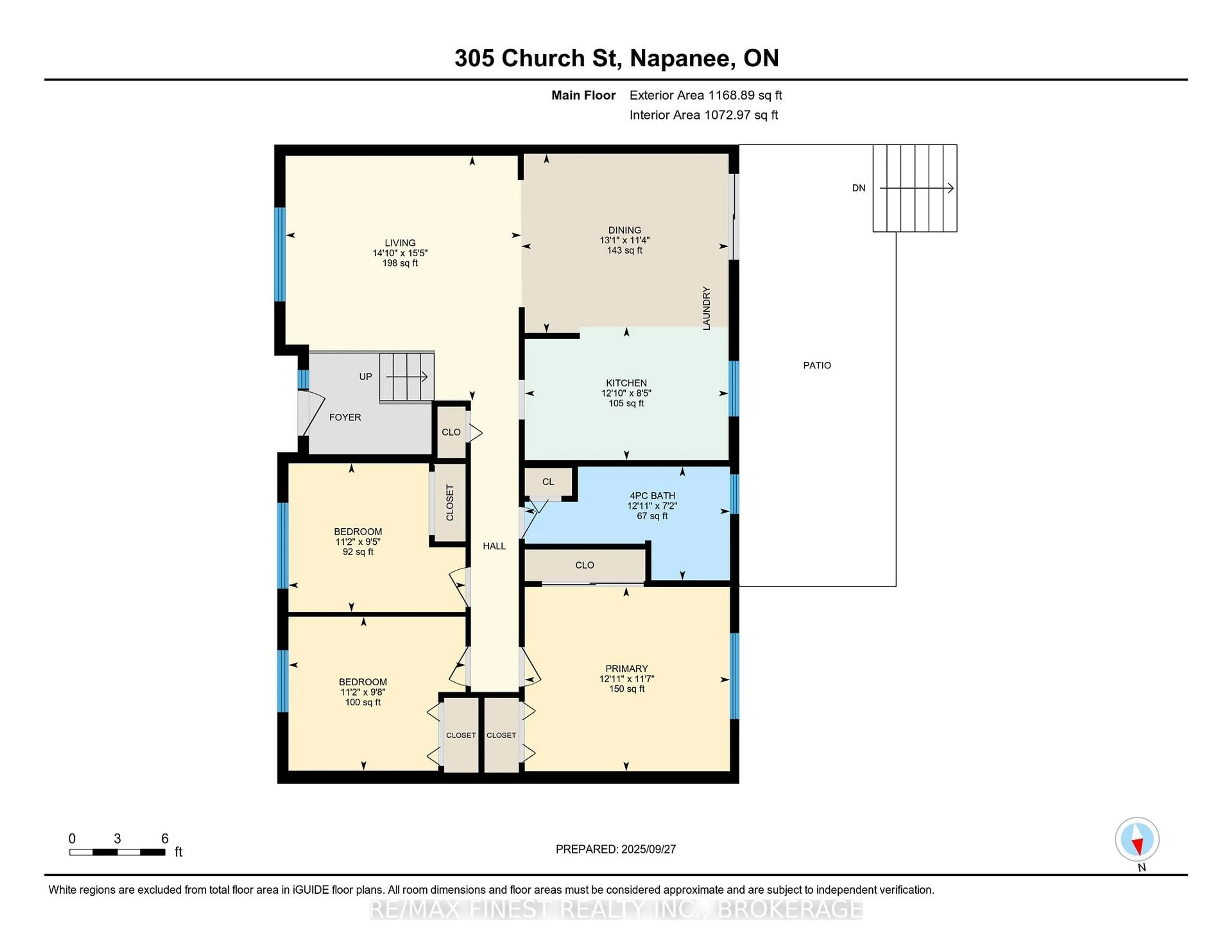 Floor plan for 305 Church St, Greater Napanee Ontario K7R 3X9